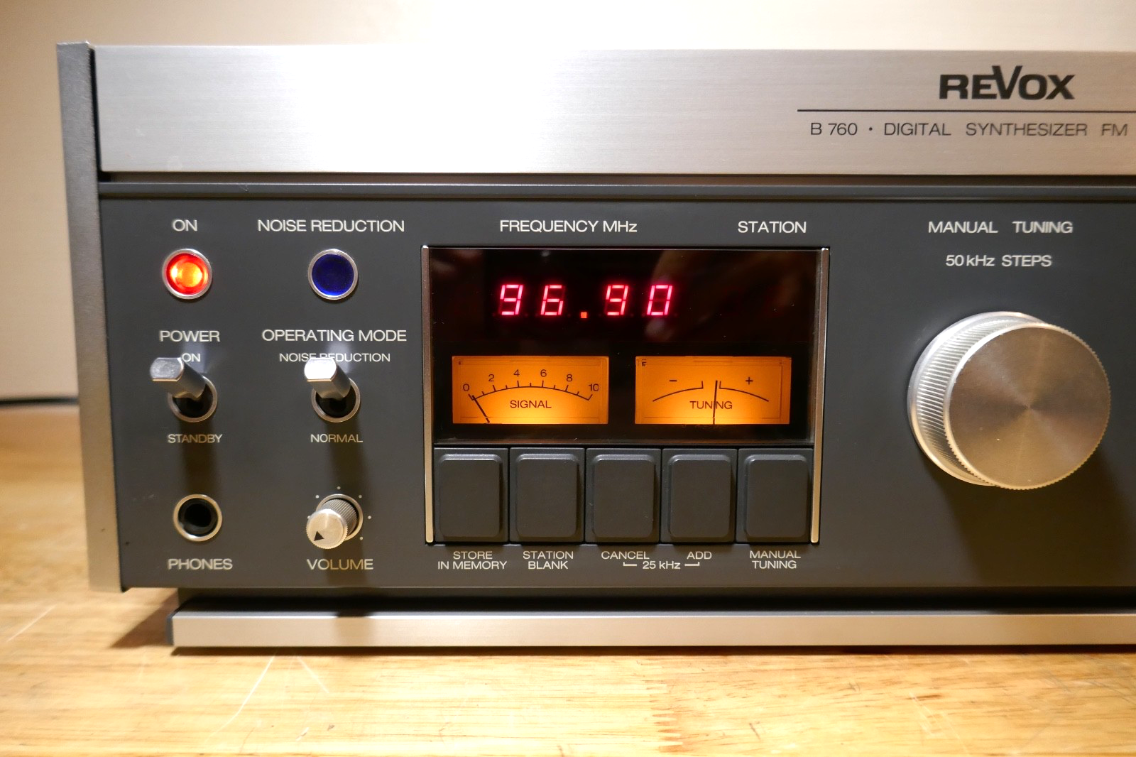 tuner radio revox b 760 vintage occasion