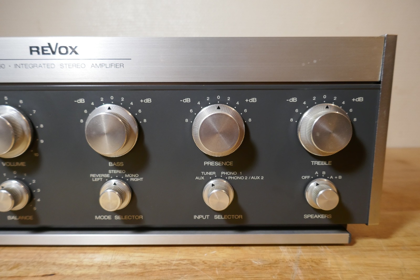 amplificateur amplifier revox b 750 vintage occasion