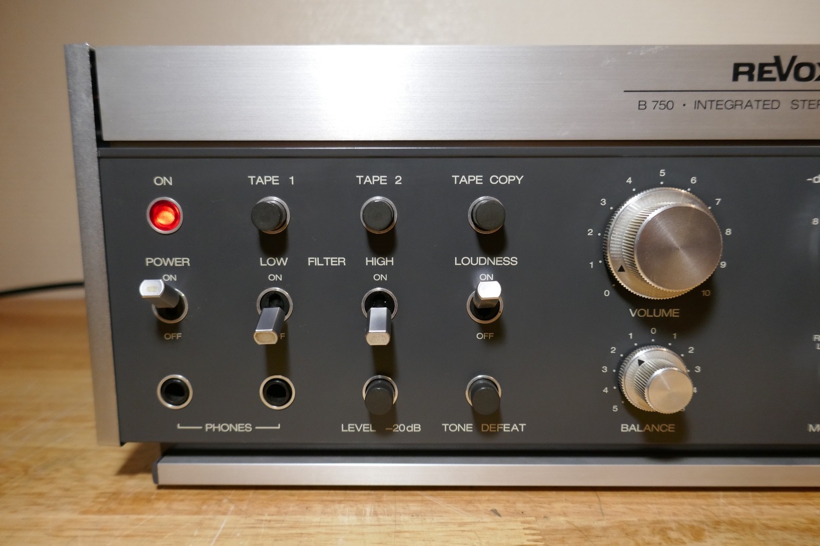amplificateur amplifier revox b 750 vintage occasion