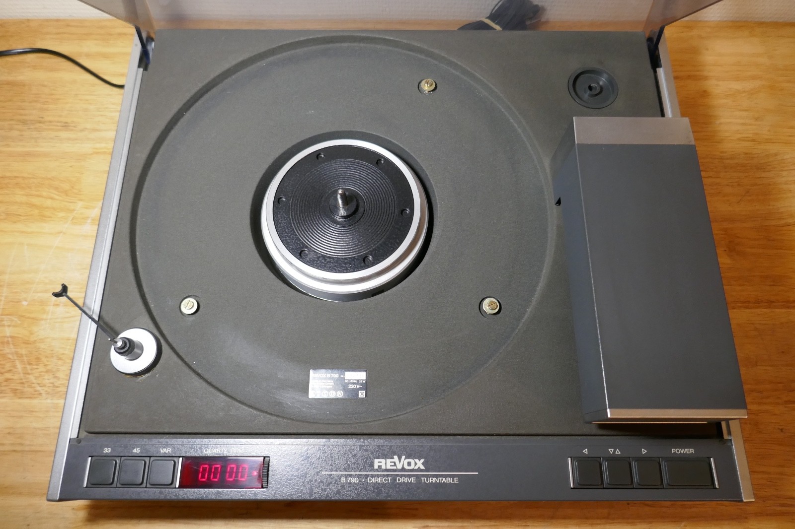platine vinyle turntable revox B 790 vintage occasion