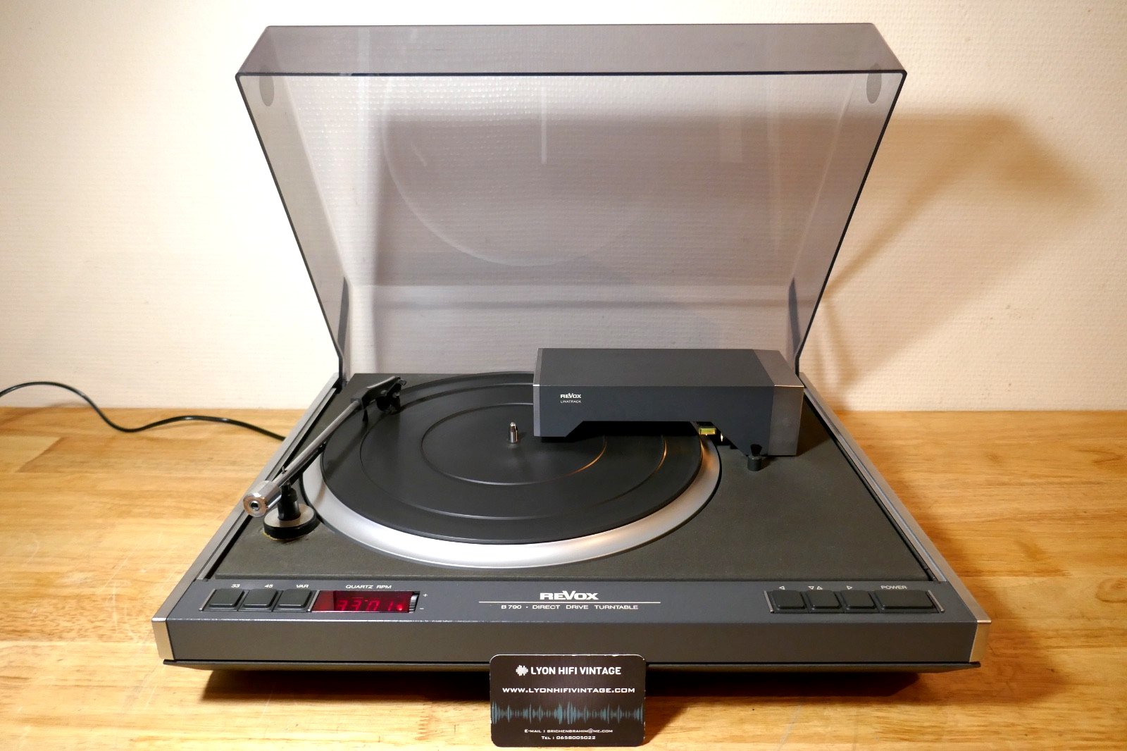 platine vinyle turntable revox B 790 vintage occasion