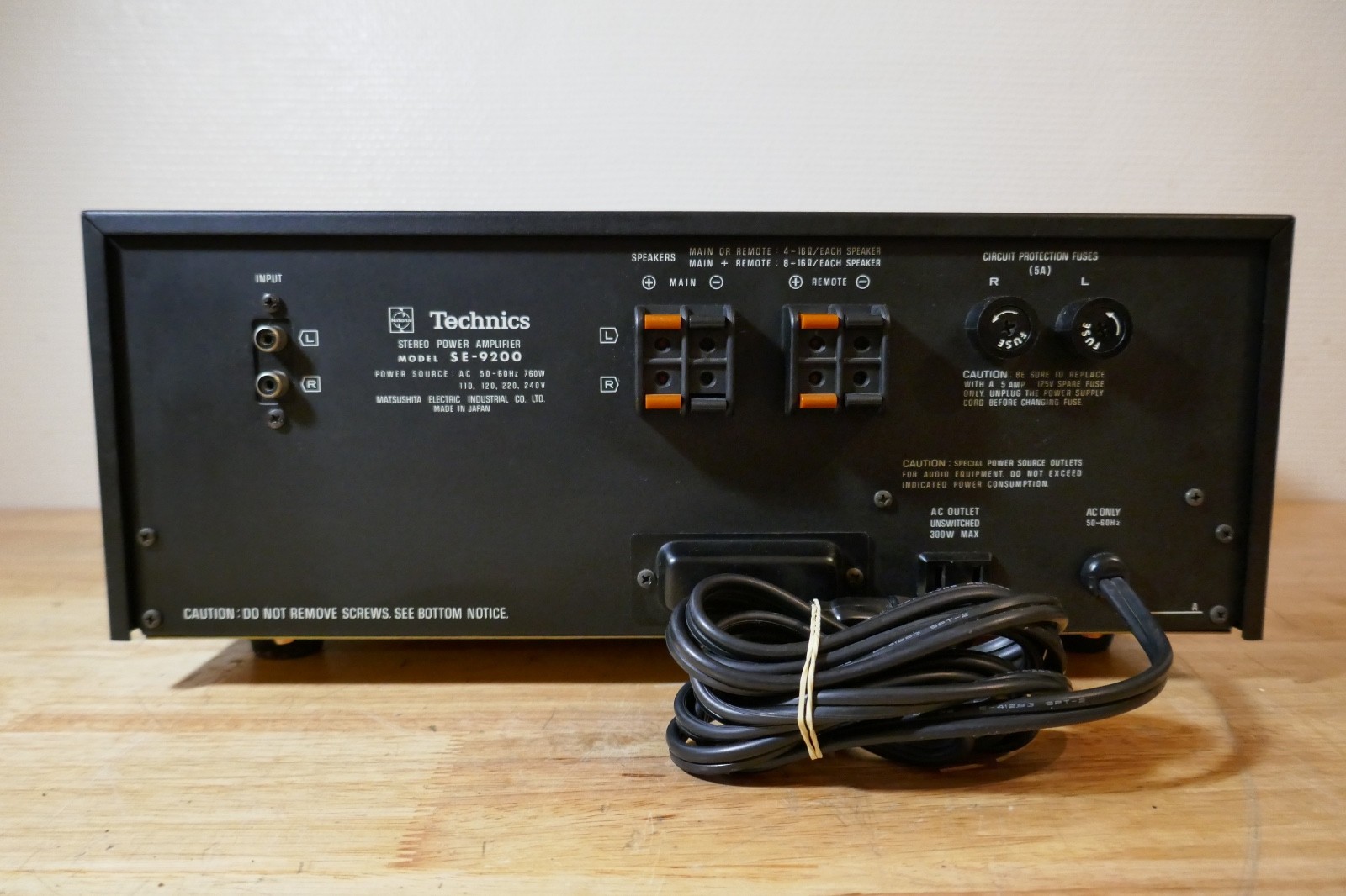 amplificateur amplifier technics SU-9200 SE-9200 vintage occasion