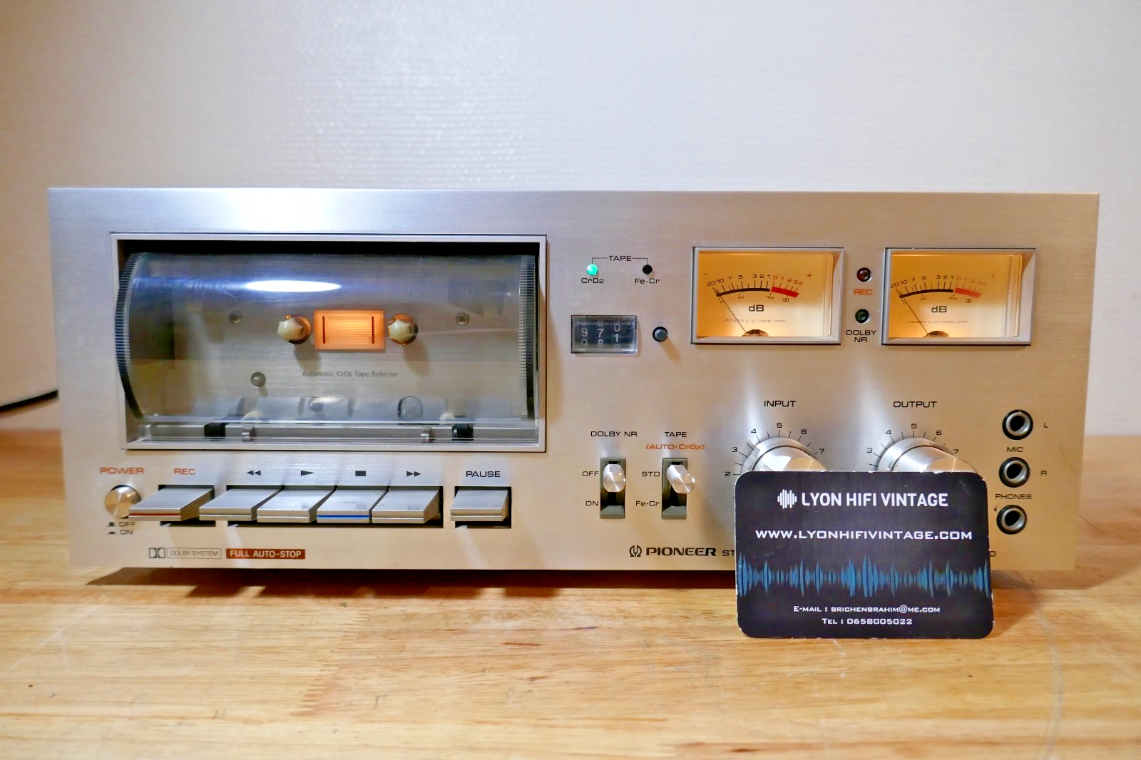 lecteur cassette tape deck pioneer CT-F6060 vintage occasion