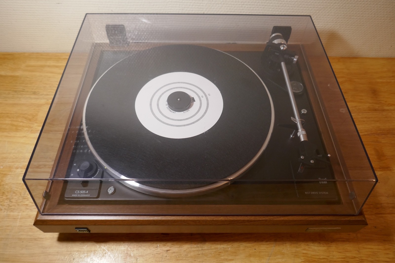 platine vinyle turntable dual CS 505-4 neuve