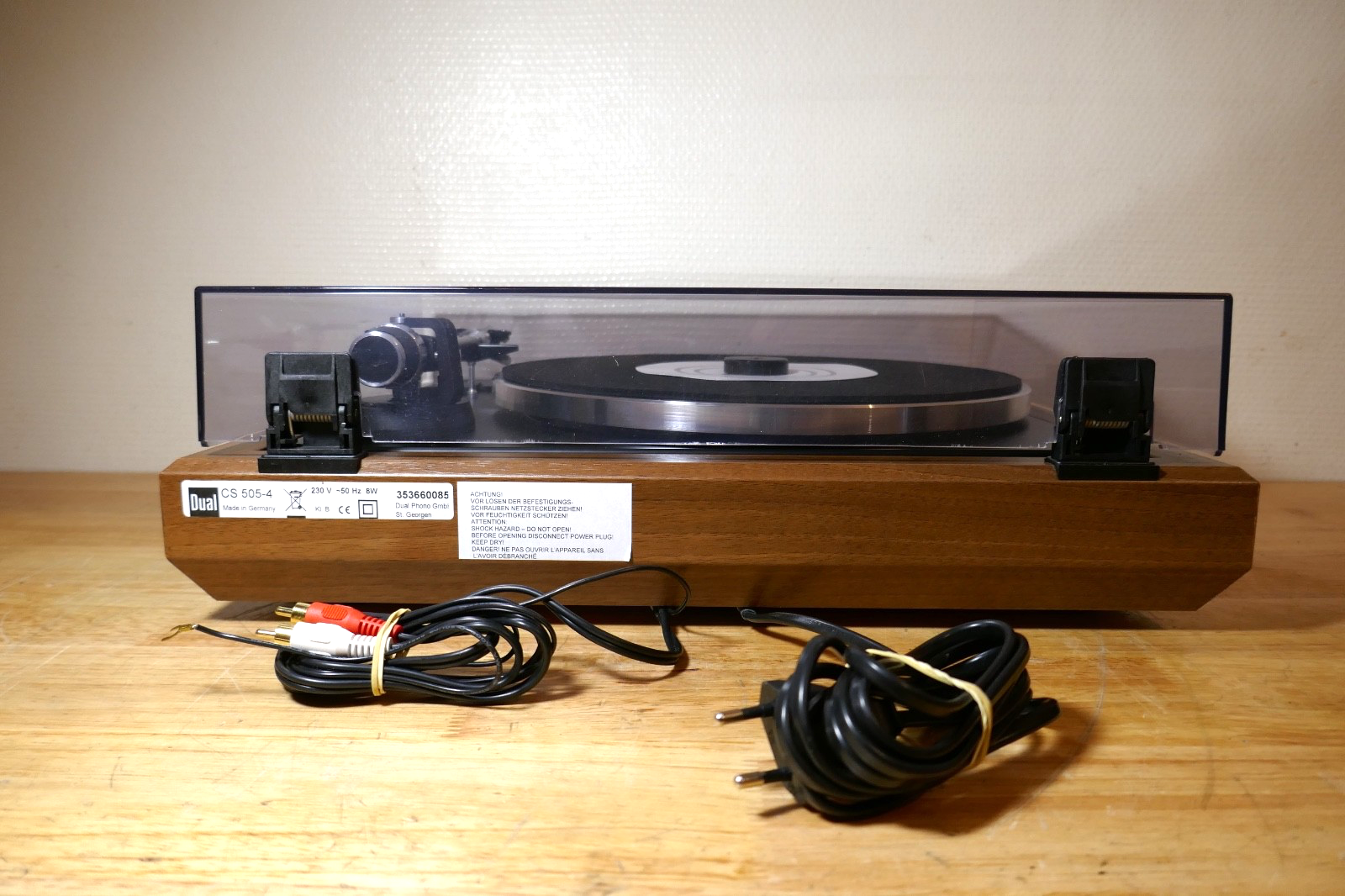 platine vinyle turntable dual CS 505-4 neuve