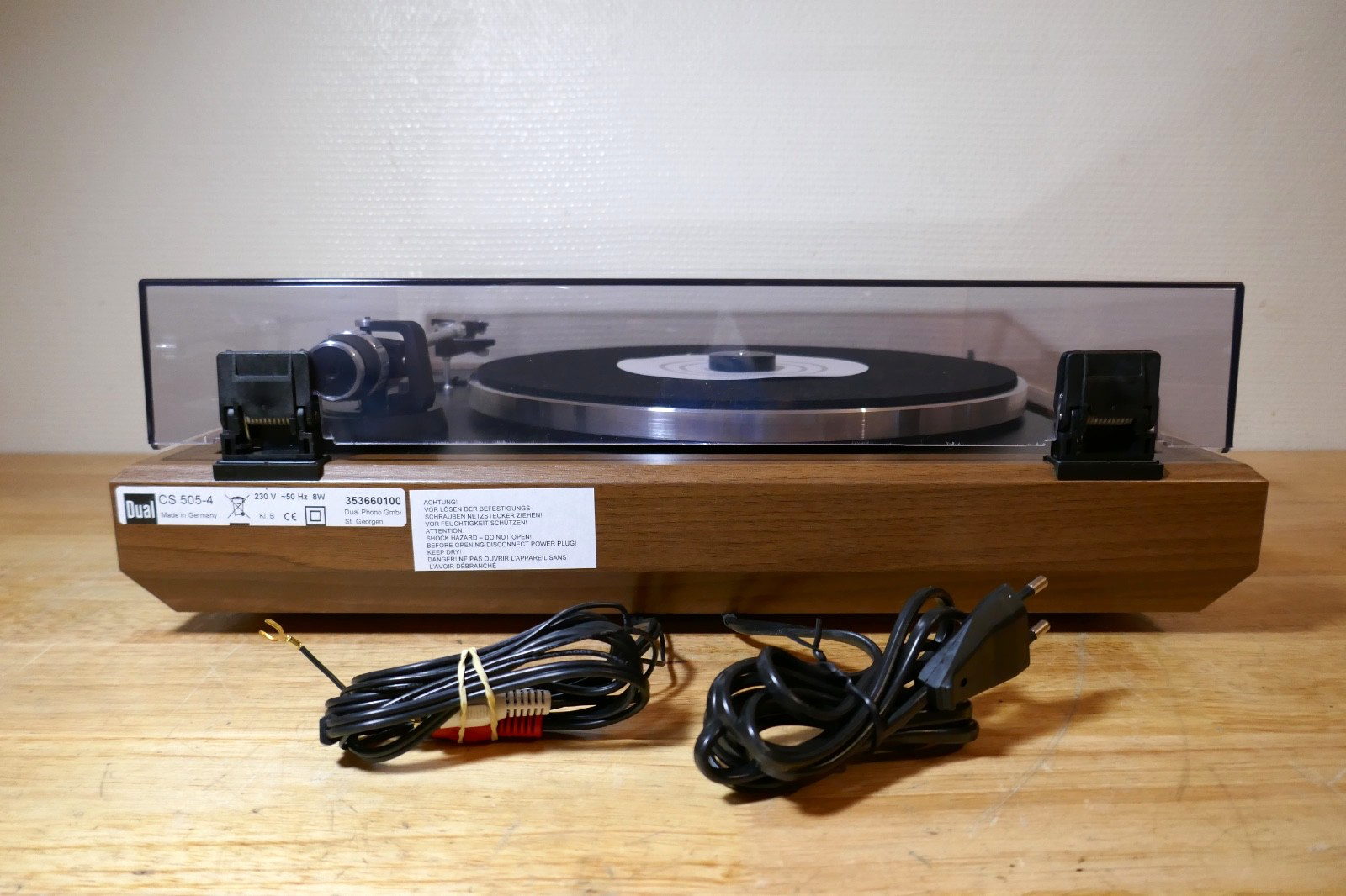 platine vinyle turntable dual CS 505-4 neuve
