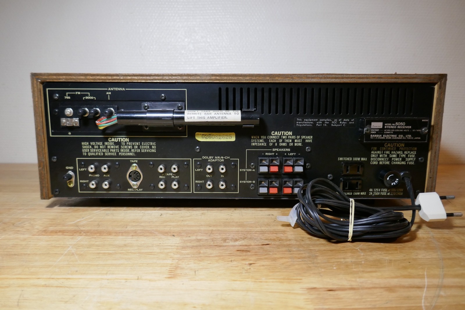amplificateur amplifier Sansui 5050 vintage occasion