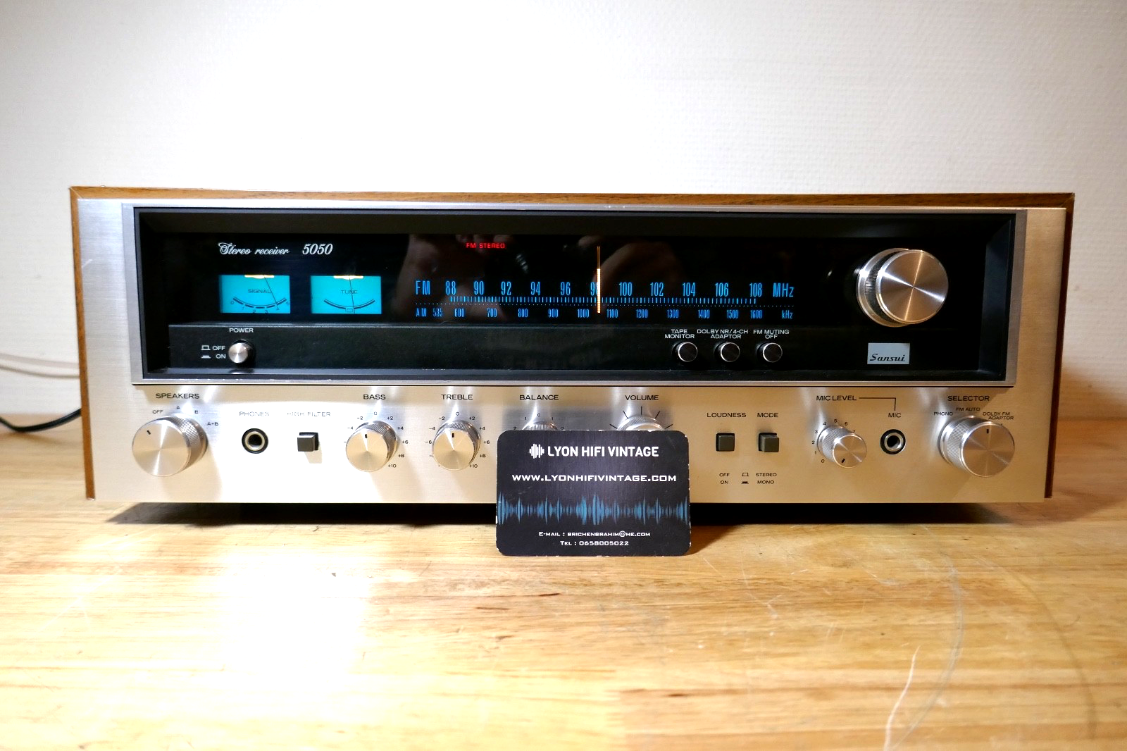 amplificateur amplifier Sansui 5050 vintage occasion