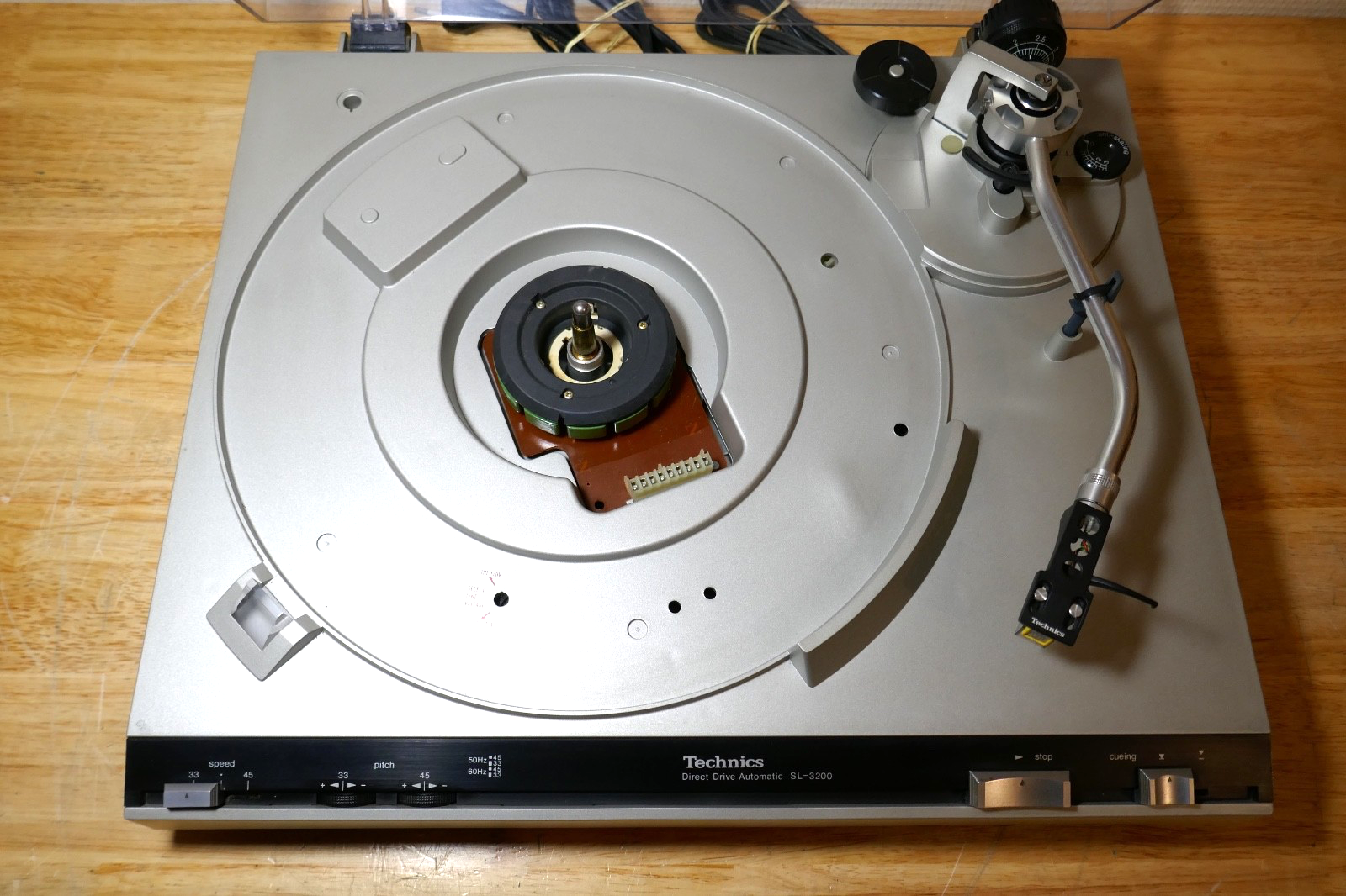platine vinyle turntable technics SL-3200 vintage occasion