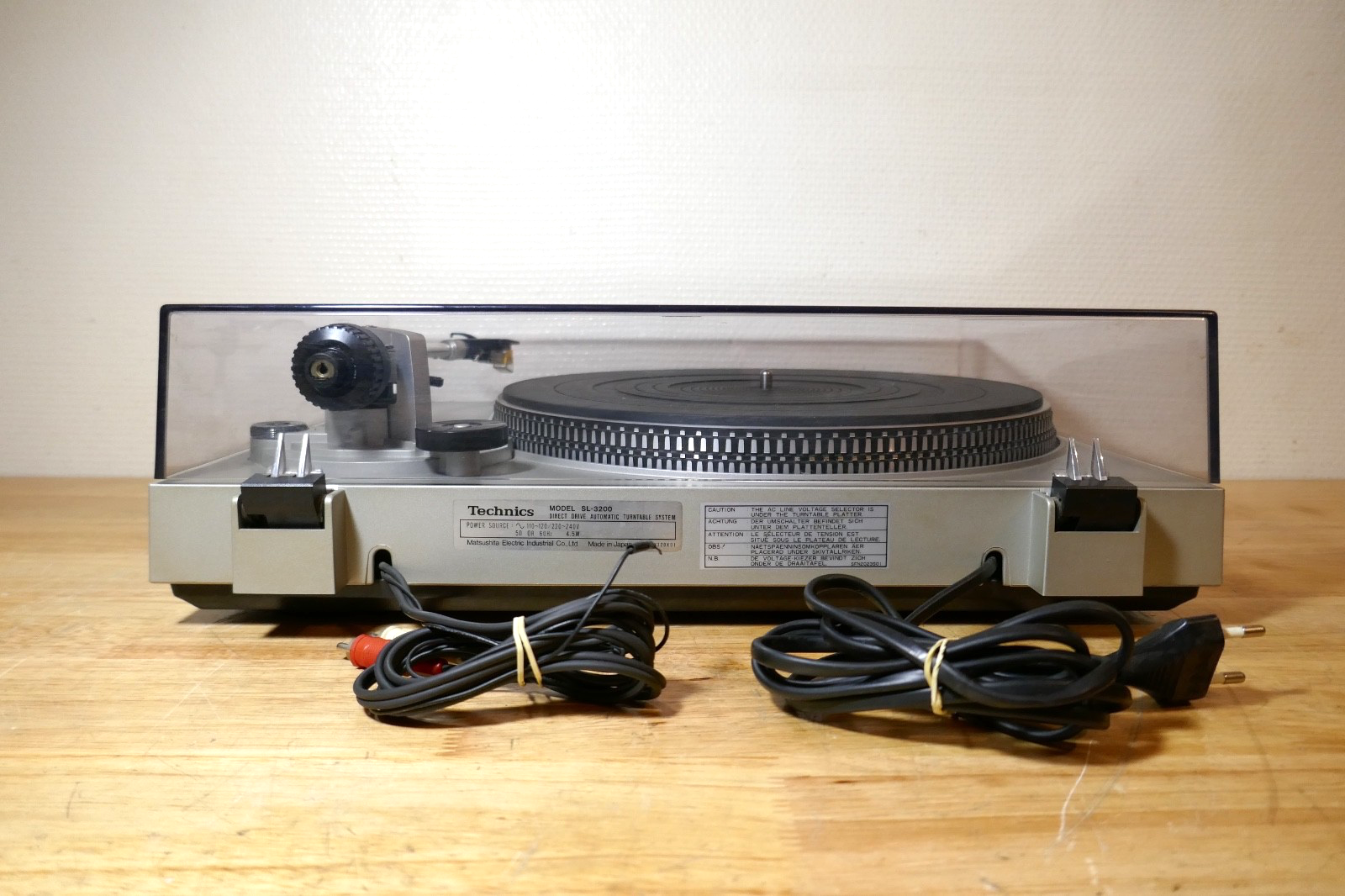 platine vinyle turntable technics SL-3200 vintage occasion