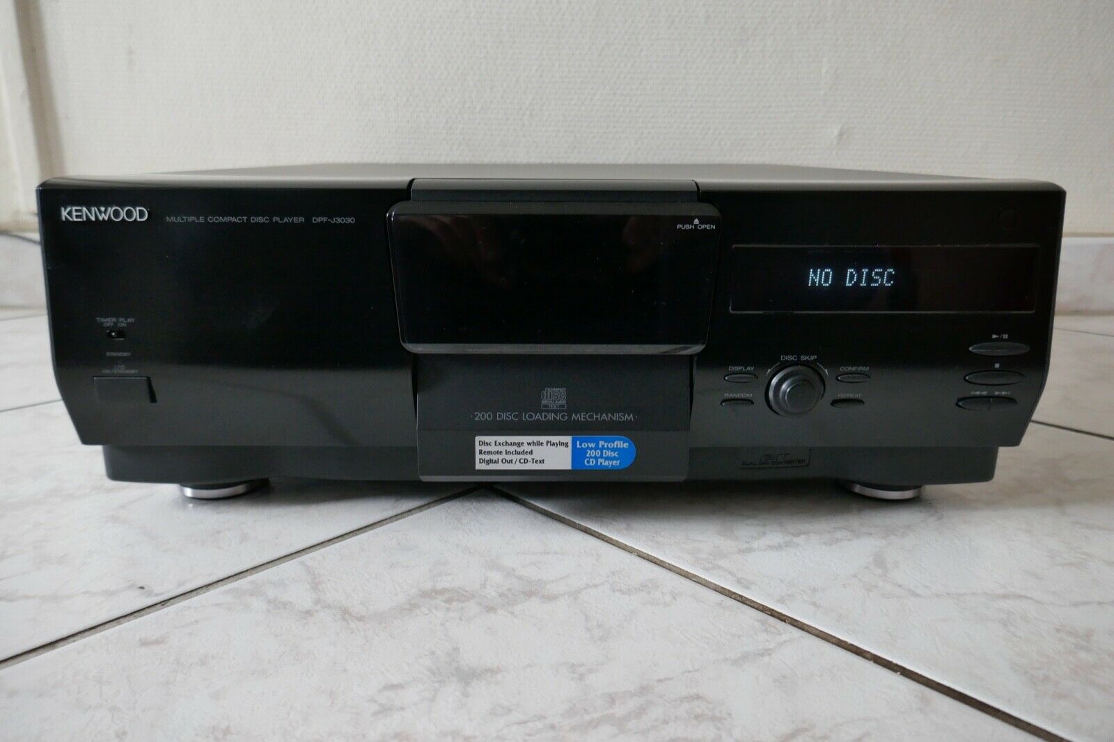 lecteur compact disc player kenwood DPF-J3030 vintage occasion
