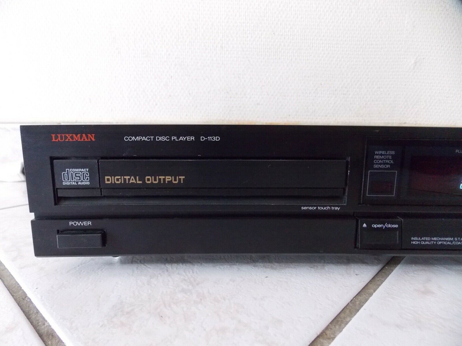 lecteur compact disc player cd luxman D-113D vintage occasion