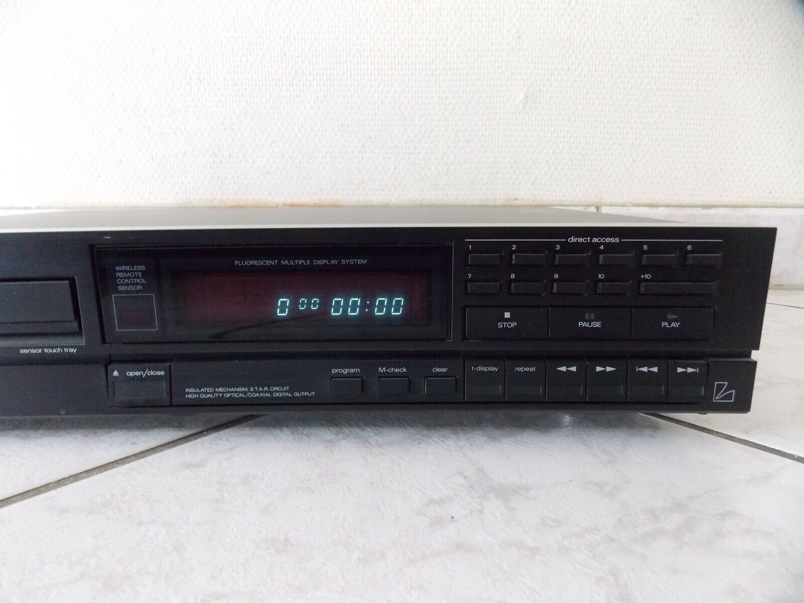 lecteur compact disc player cd luxman D-113D vintage occasion