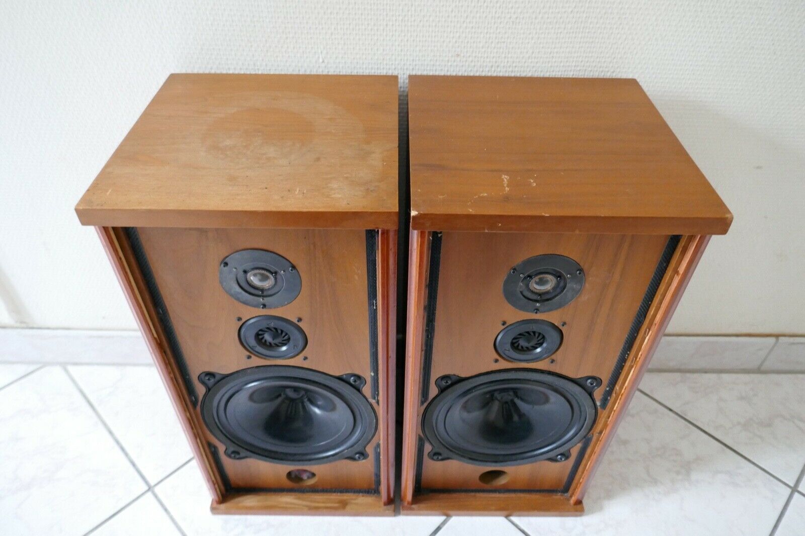 enceintes speakers bowers &amp; wilkins PRO 40 vintage occasion