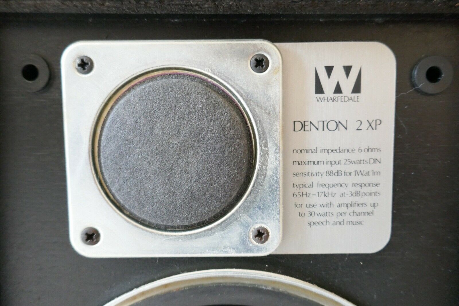 enceintes speakers wharefedale denton 2xp vintage occasion