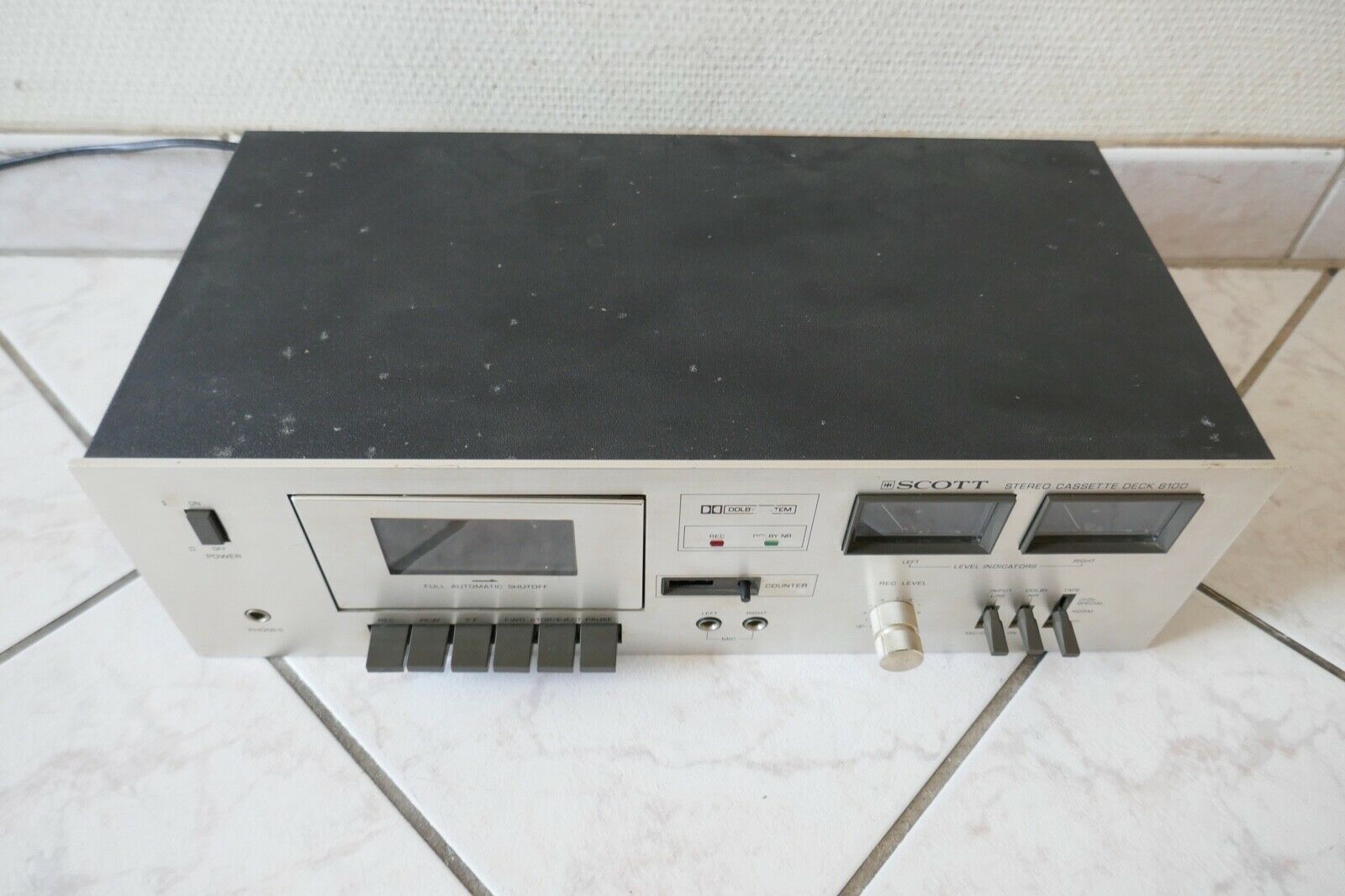lecteur cassette tape deck scott 610D vintage occasion