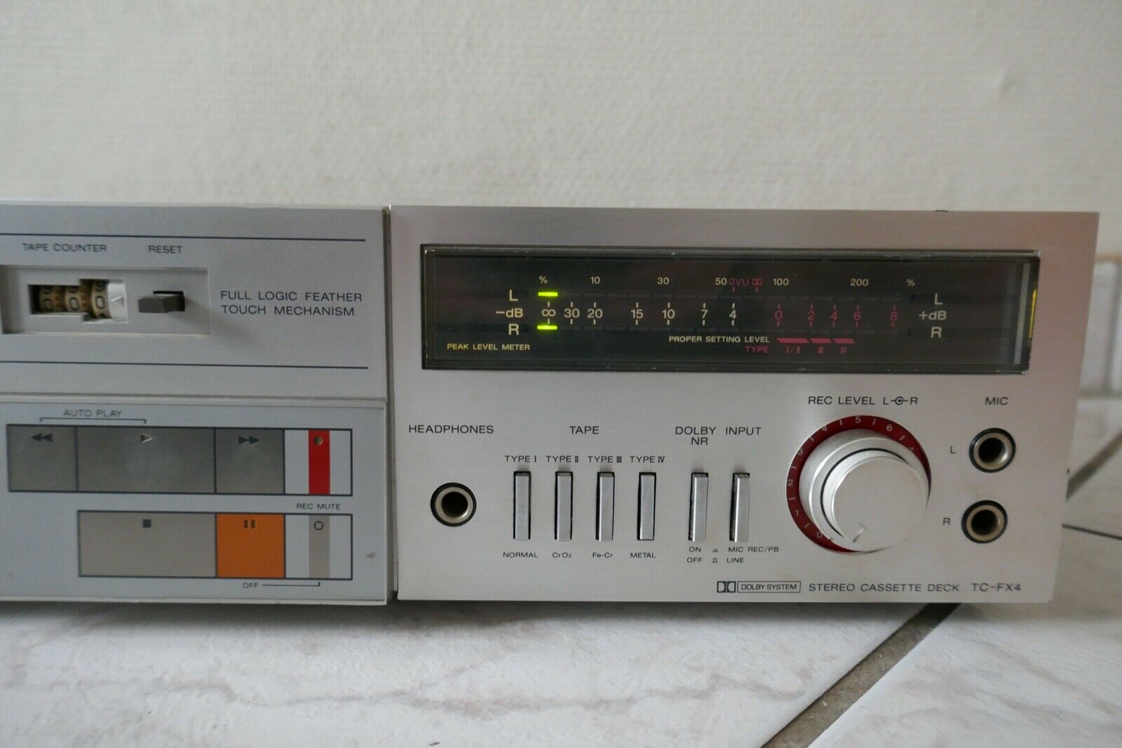 lecteur cassette tape deck sony TC-FX4 vintage occasion
