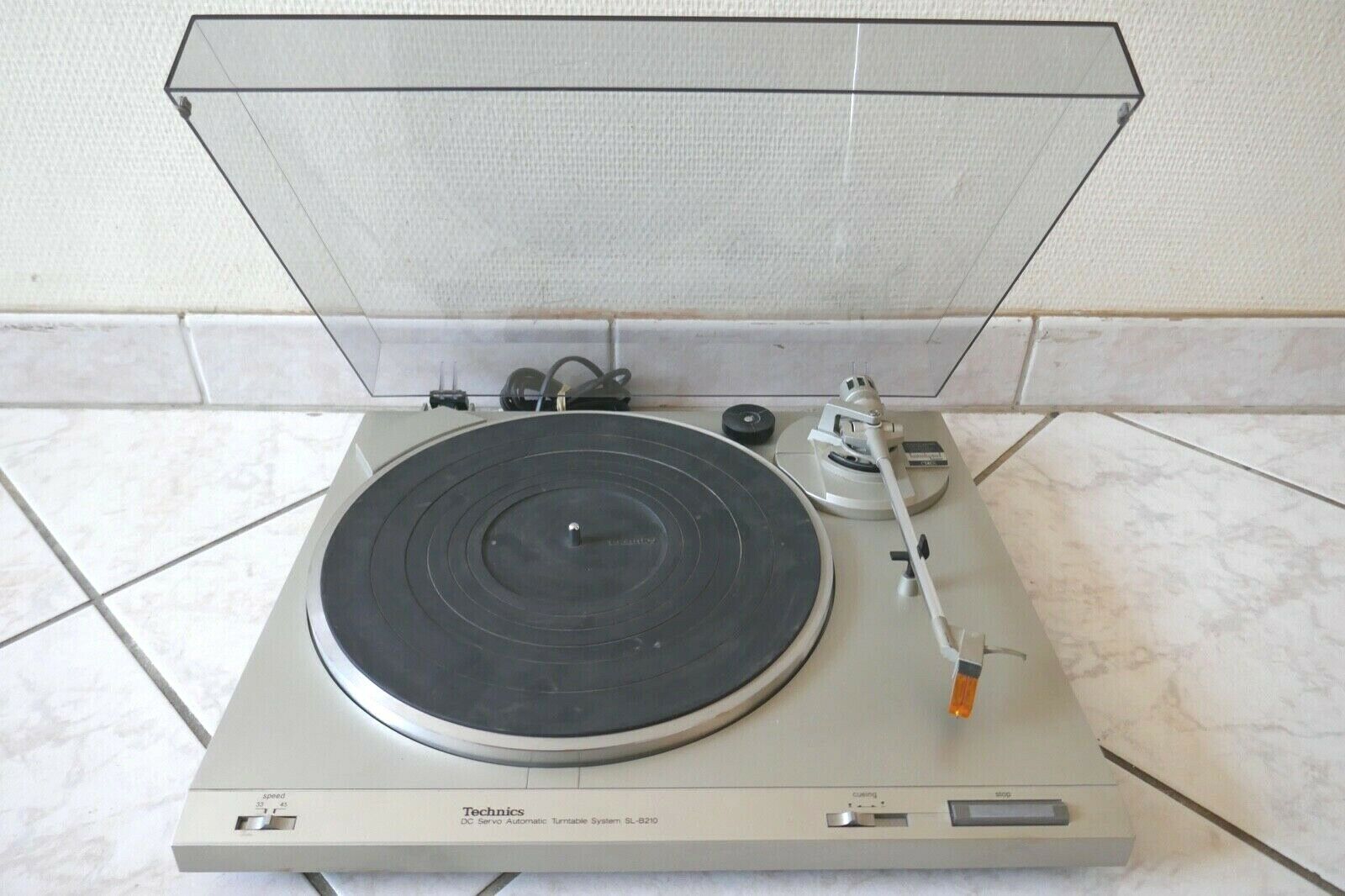 platine vinyle turntable technics SL-B210 vintage occasion