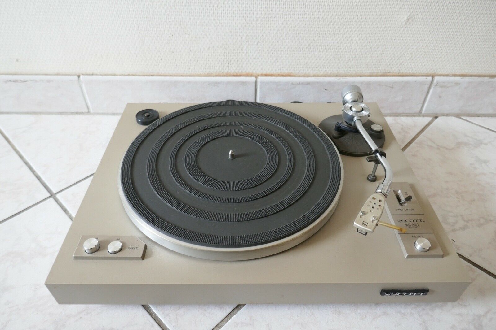 platine vinyle turntable scott PS-17A vintage occasion