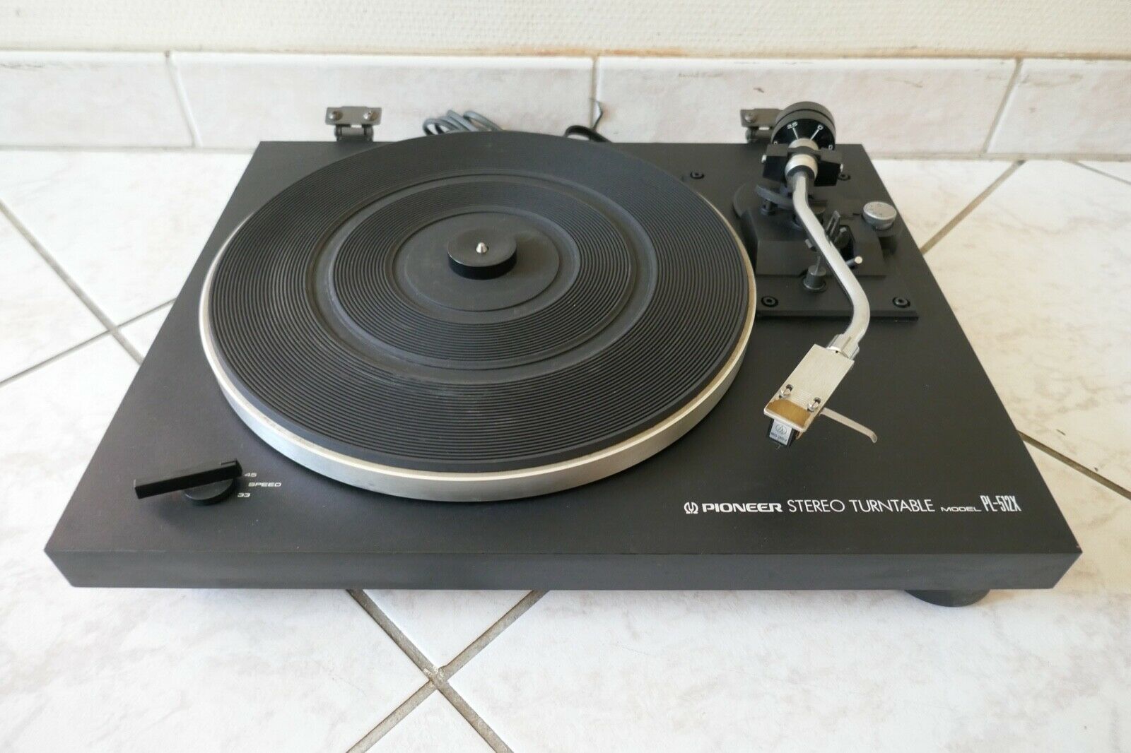 platine vinyle turntable pioneer PL-512X vintage occasion