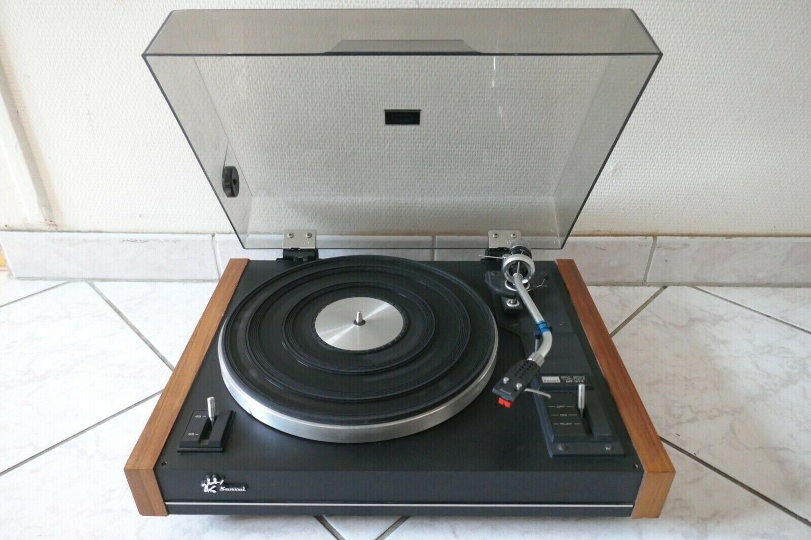 platine vinyle turntable sansui SR-313 vintage occasion