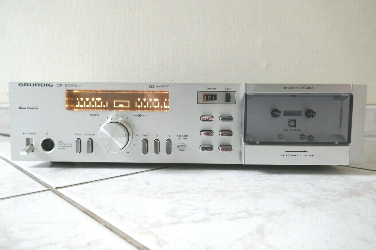 lecteur cassette tape deck grundig CF 5000-2 vintage occasion