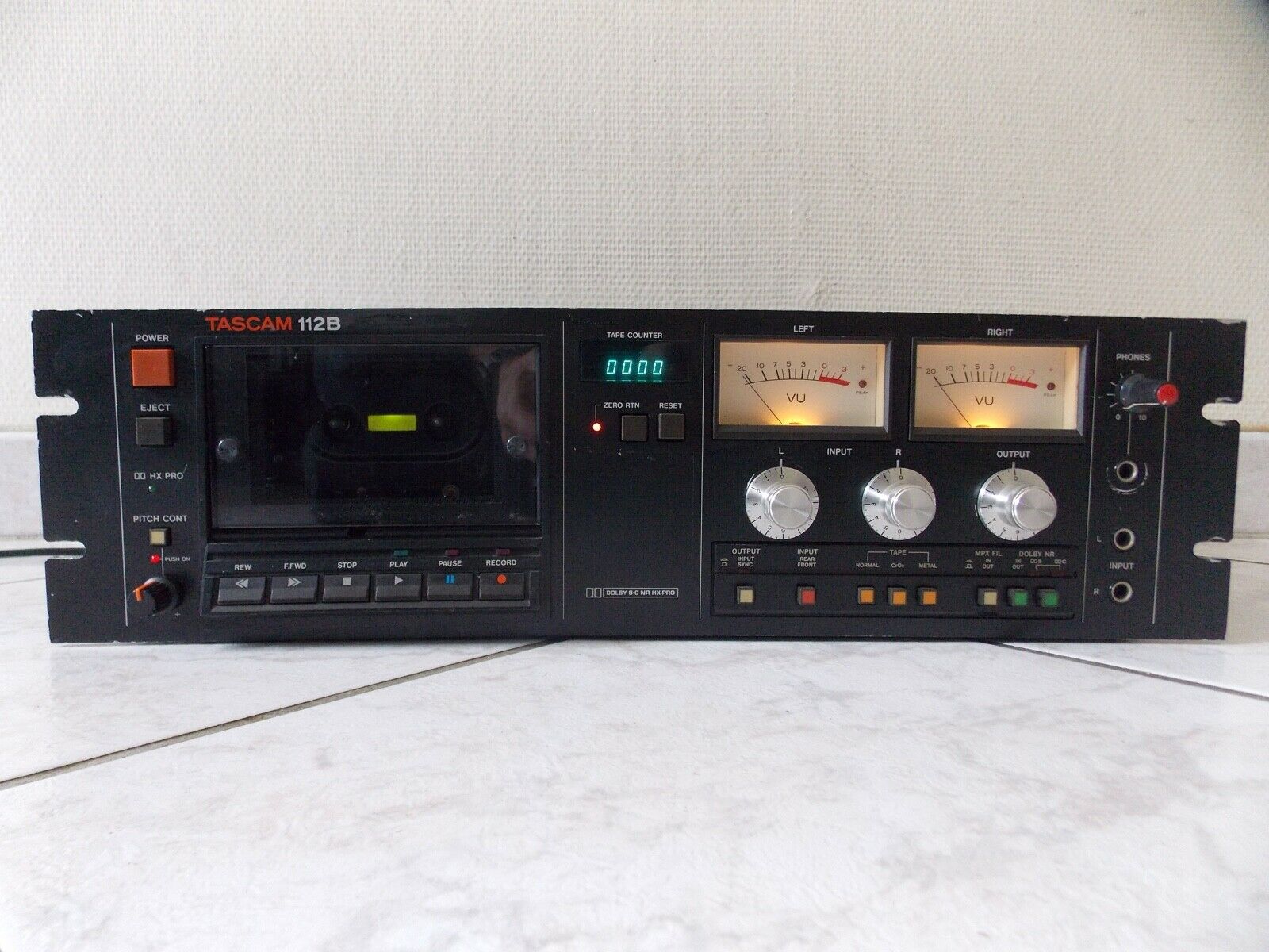 lecteur cassette tape deck player tascam 112B vintage occasion