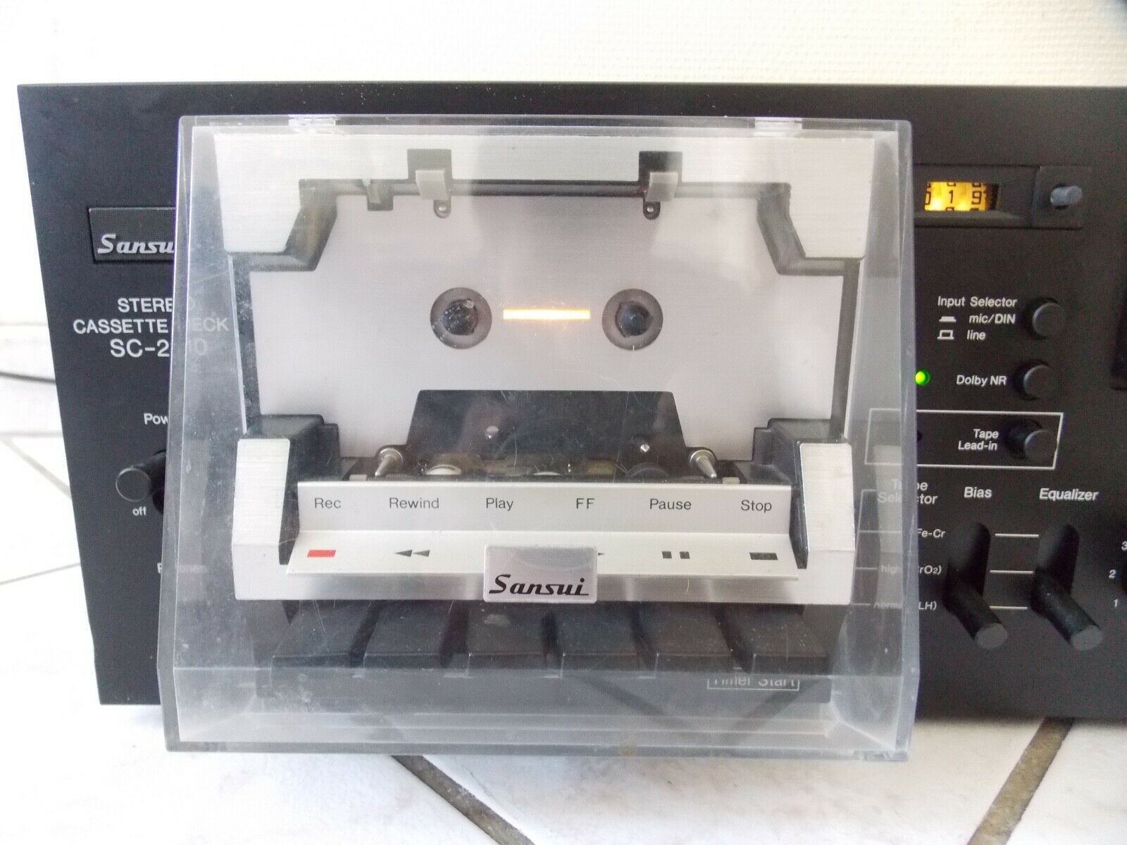 lecteur cassette tape deck sansui SC-2110 vintage occasion