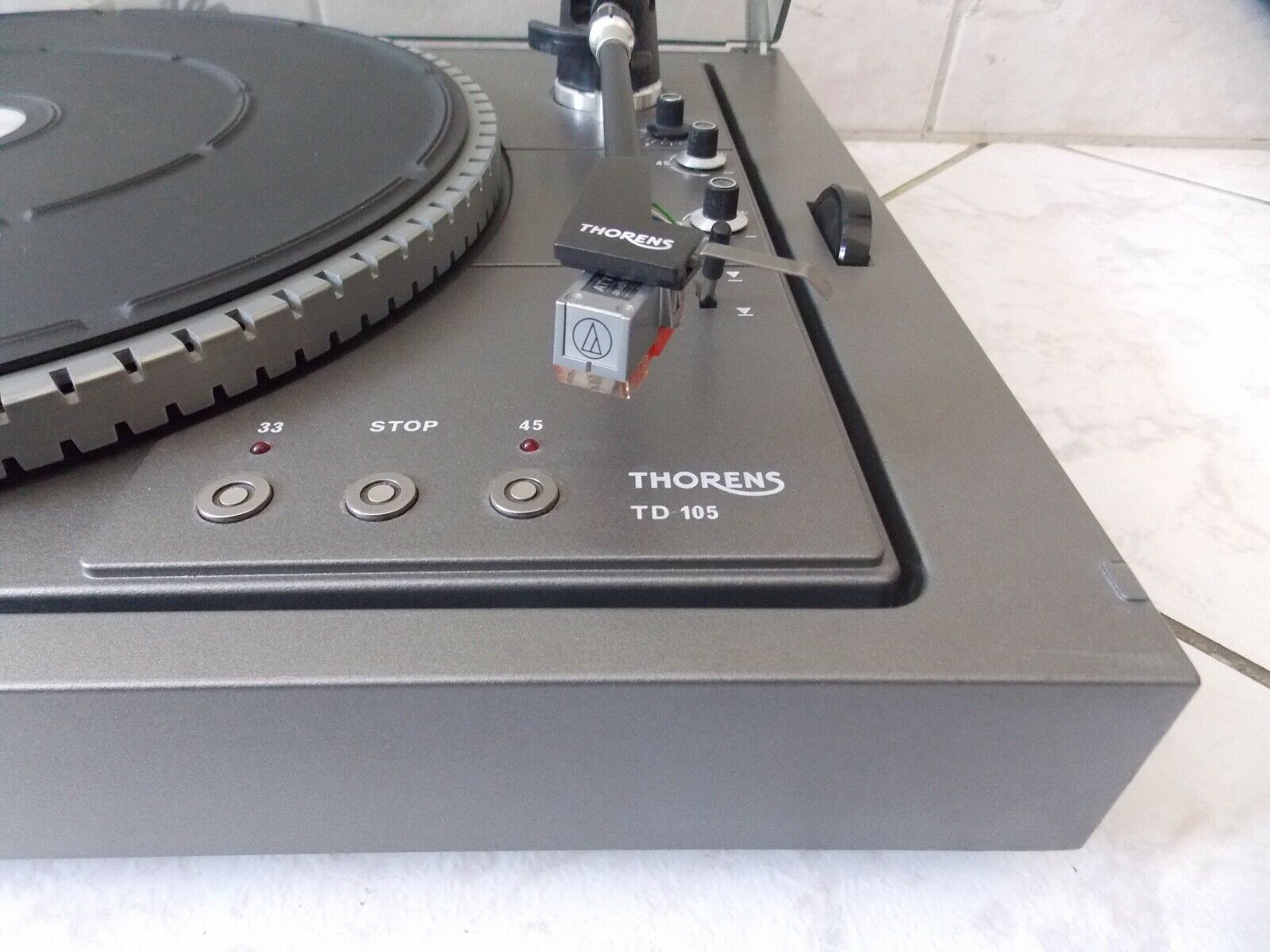 platine vinyle turntable thorens td 105 vintage occasion