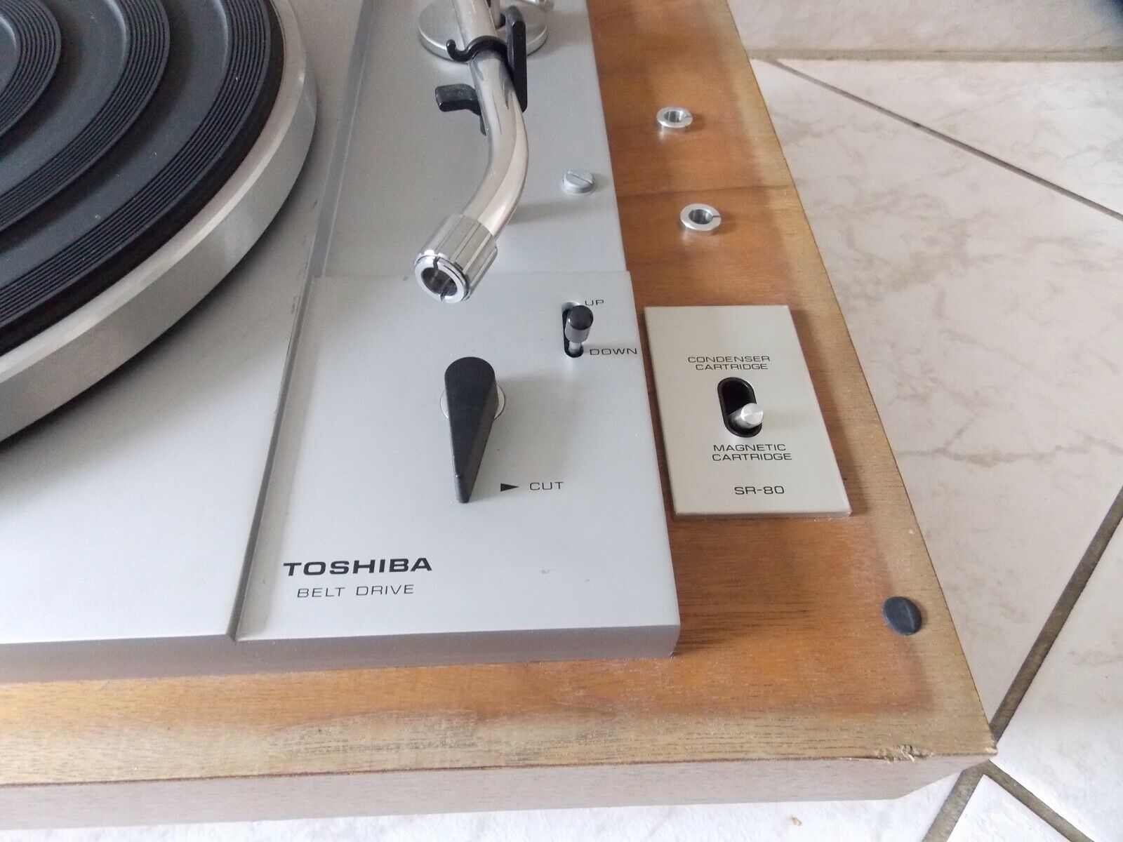 platine vinyle turntable toshiba SR-80 vintage occasion