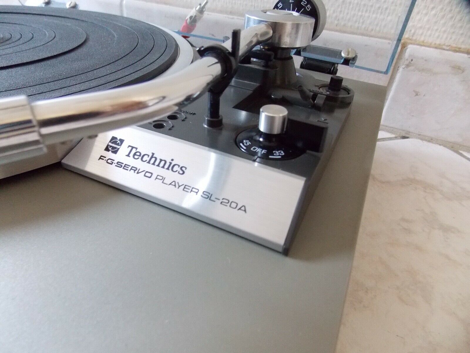platine vinyle turntable technics SL-20A vintage occasion