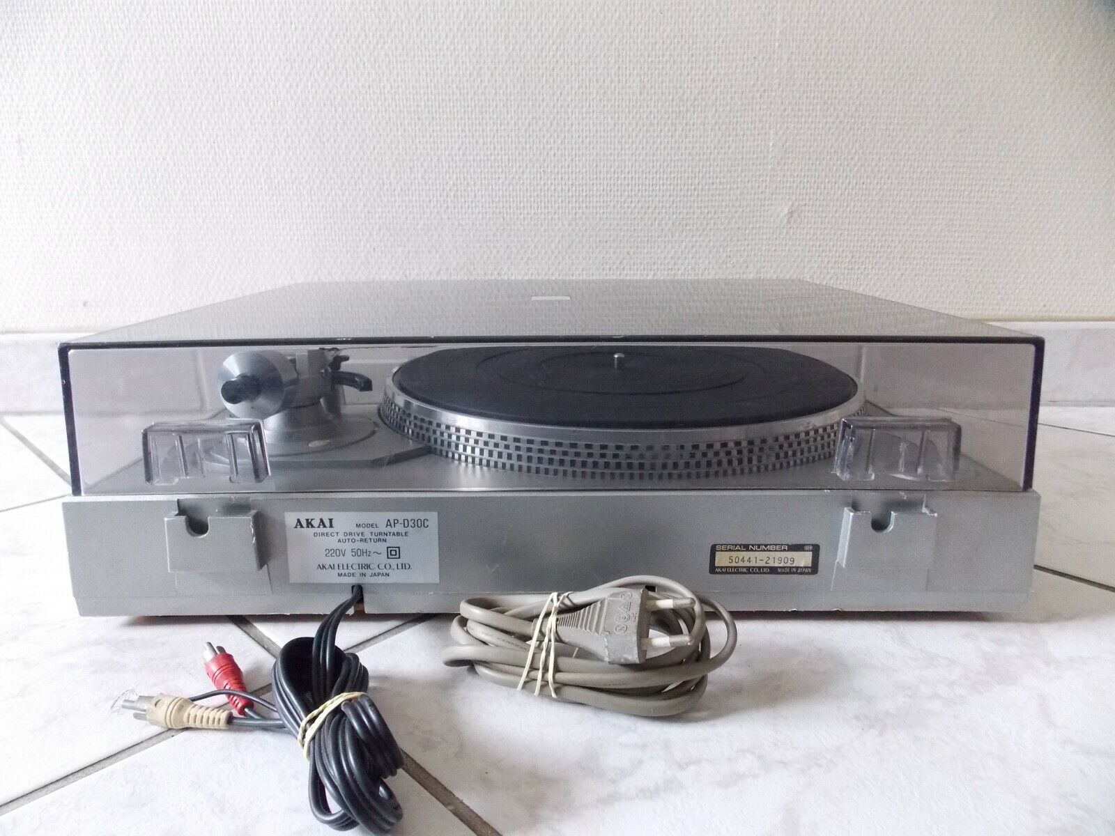 platine vinyle turntable direct drive akai AP-D30 vintage occasion
