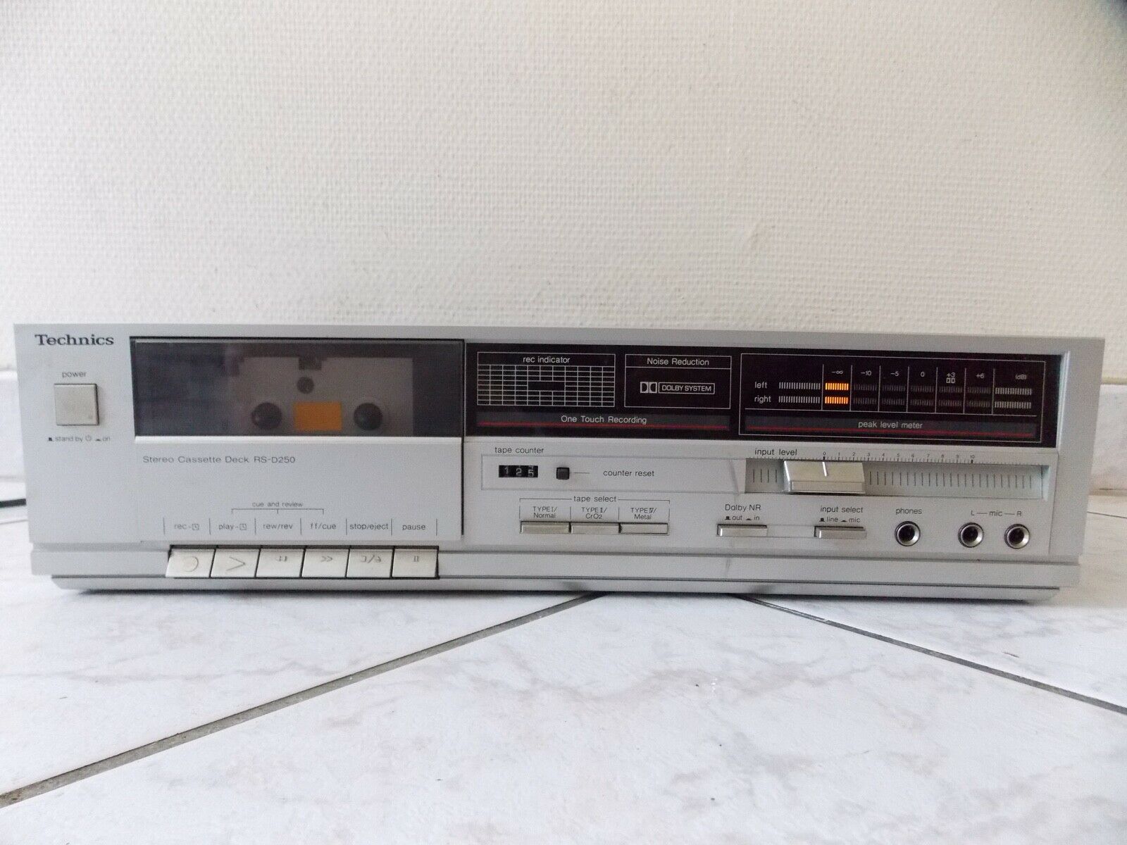 lecteur cassette technics vintage tape deck RS-D250