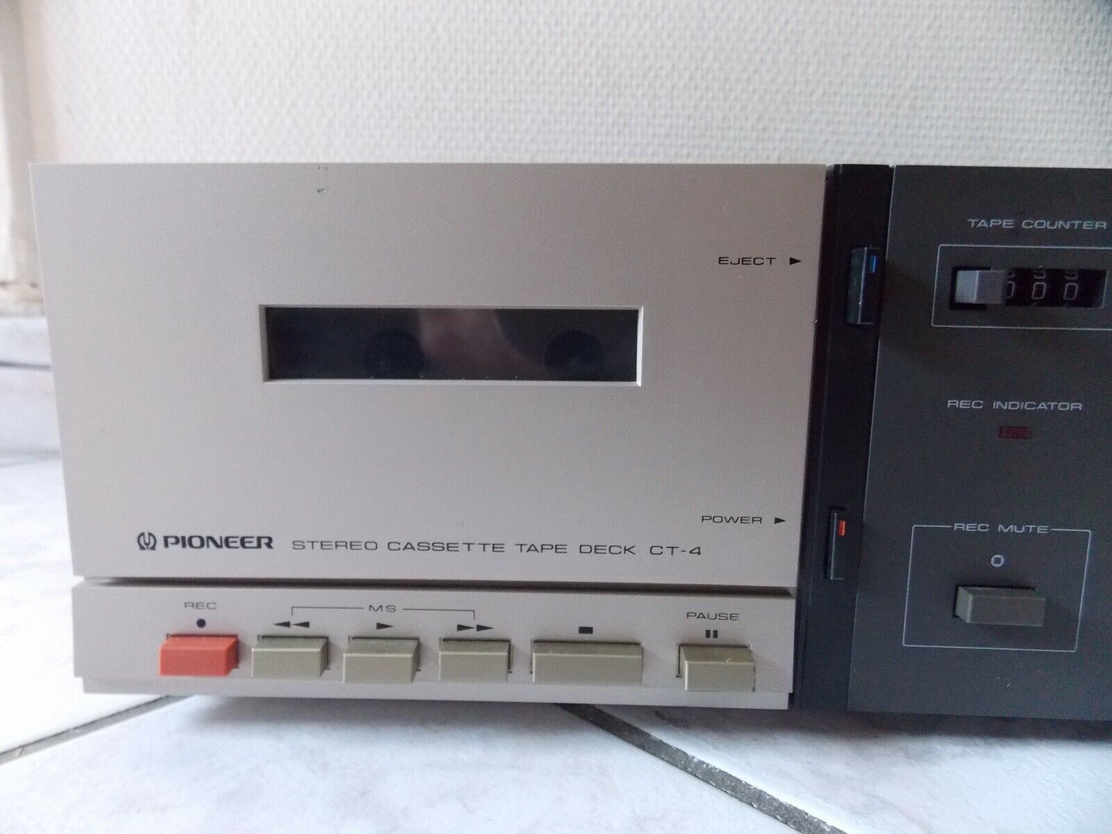 lecteur cassette pioneer ct-4 vintage tape deck