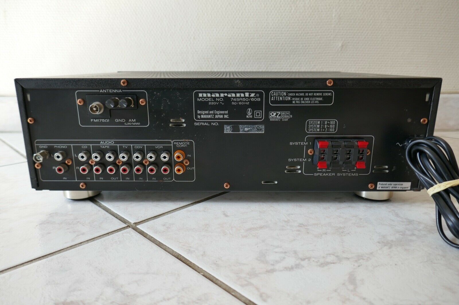 amplificateur amplifier vintage marantz SR-50l occasion