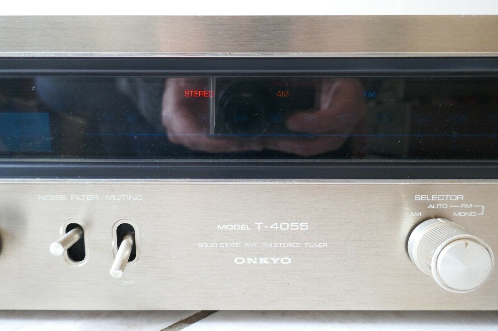 tuner radio vintage onkyo model t-4055