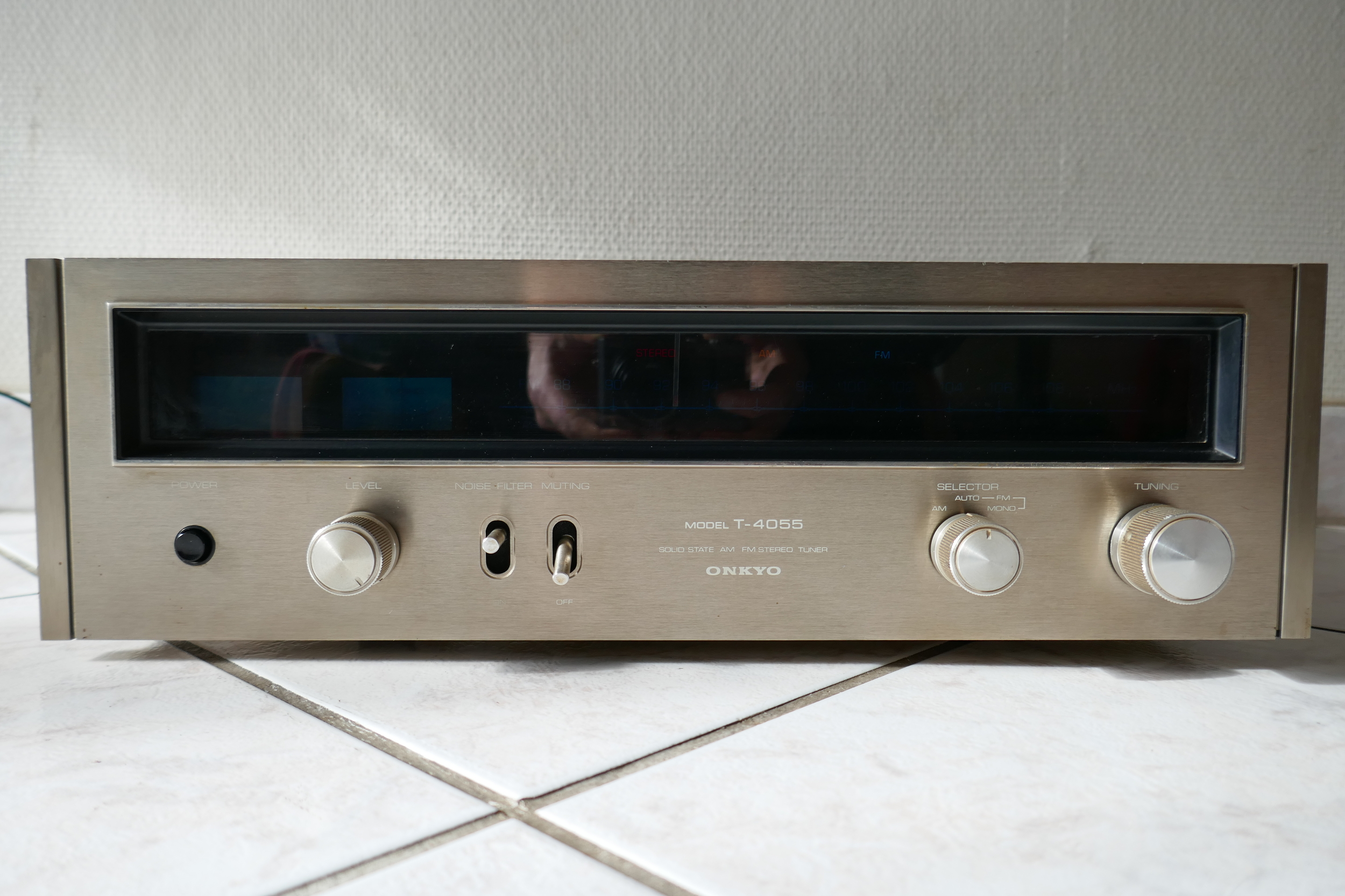 tuner radio vintage onkyo model t-4055