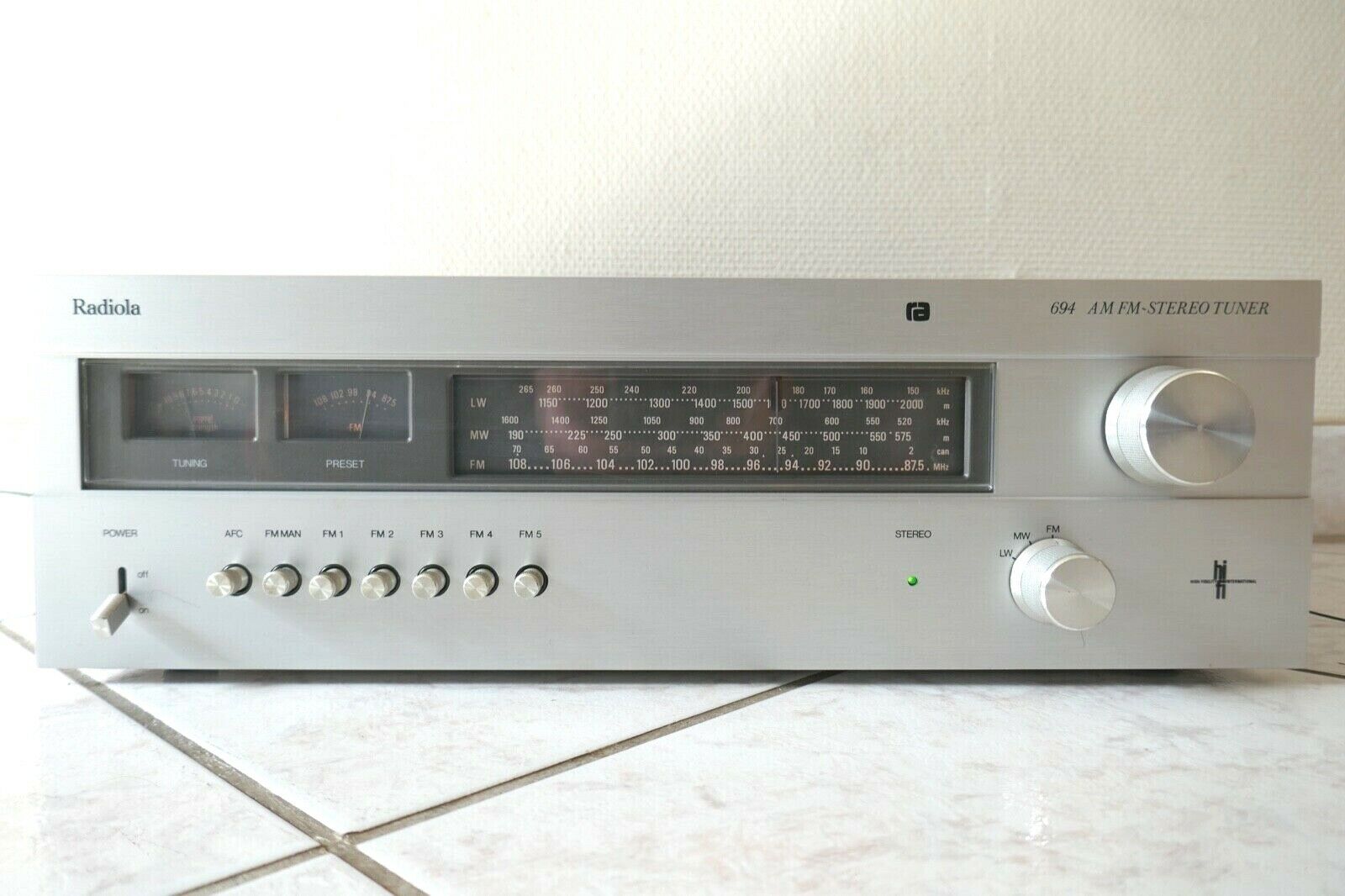 tuner radio vintage radiola 694 occasion