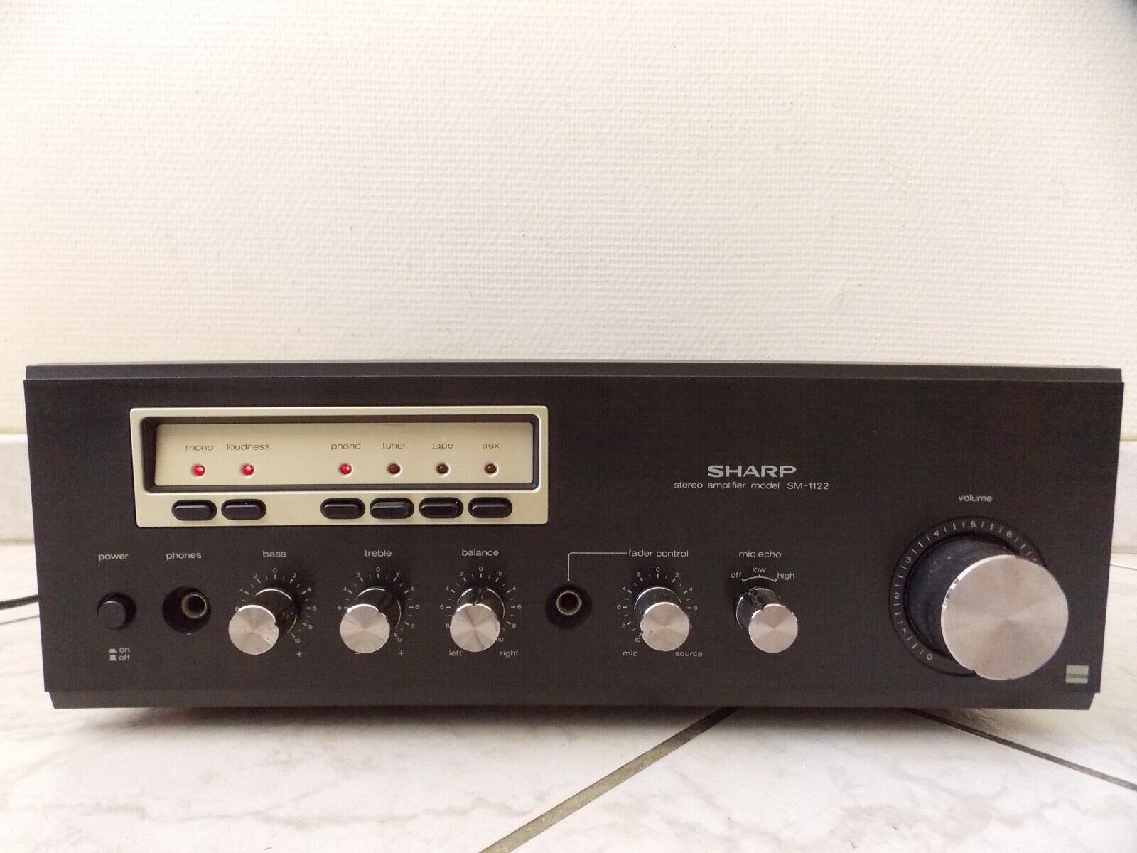 amplificateur amplifier sharp sm-1122 vintage occasion
