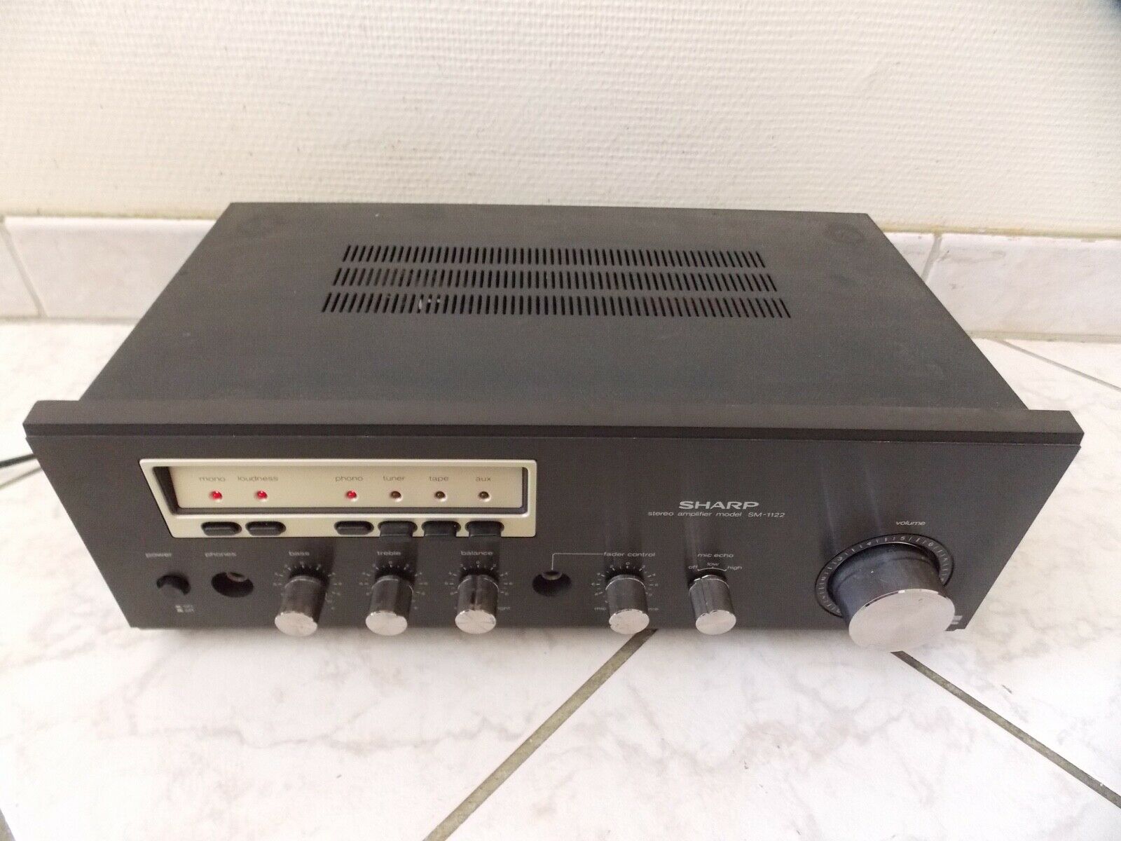 amplificateur amplifier sharp sm-1122 vintage occasion