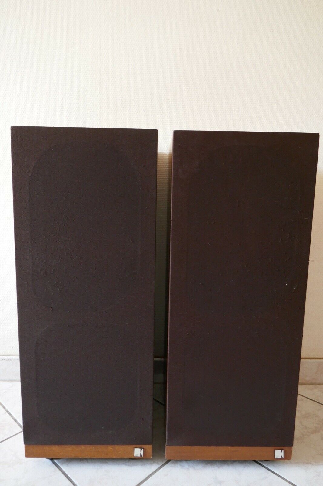 enceintes speakers kef calinda sp1053 vintage occasion