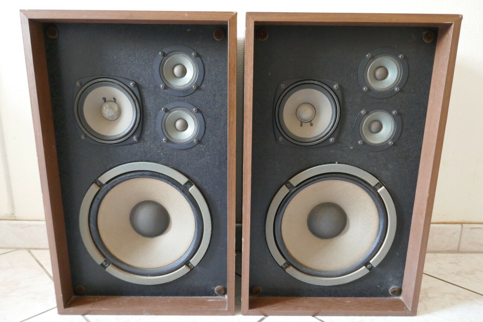 enceintes speakers kenwood KL-444A vintage occasion