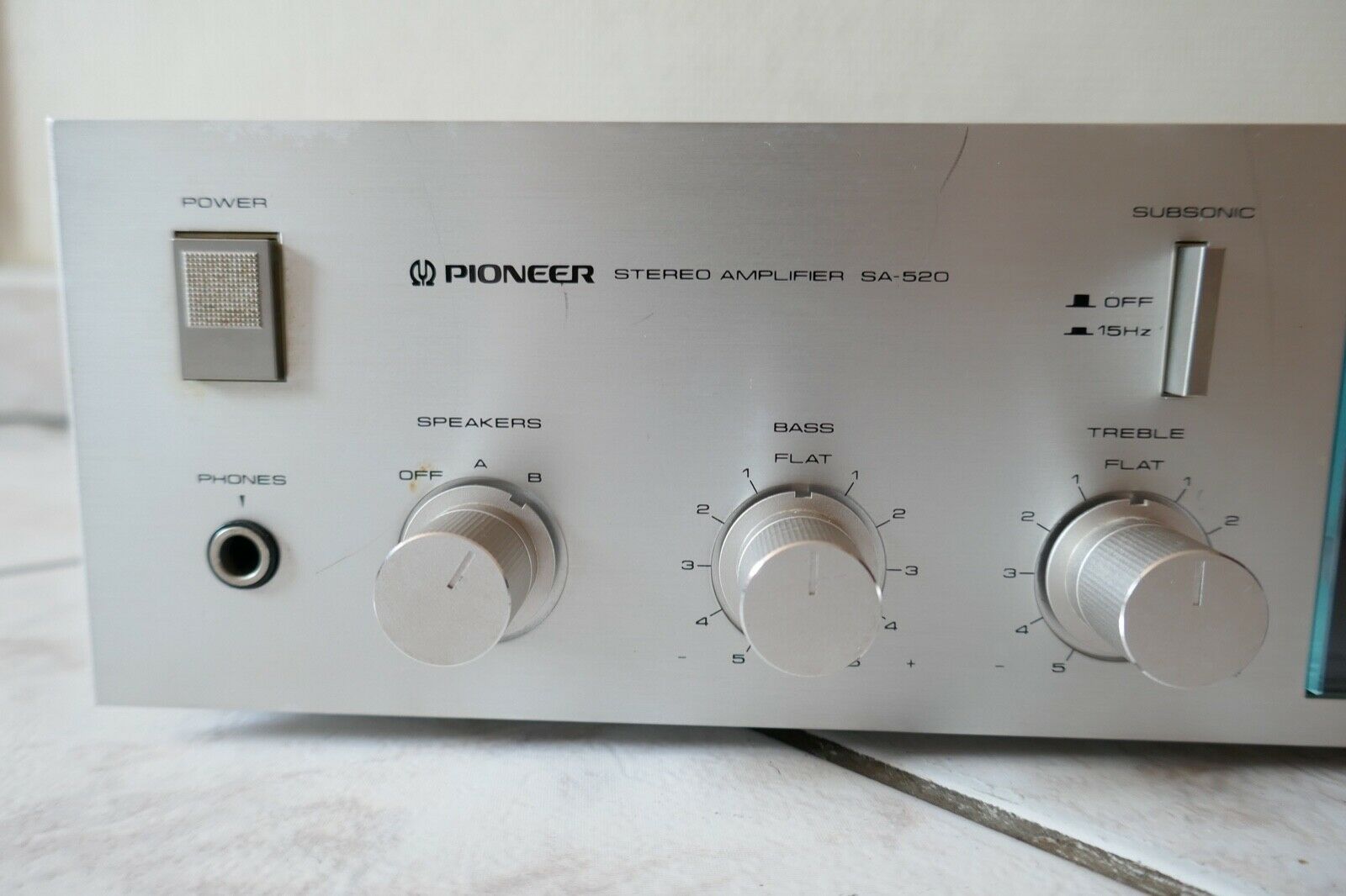 amplificateur amplifier pioneer sa-520 vintage occasion