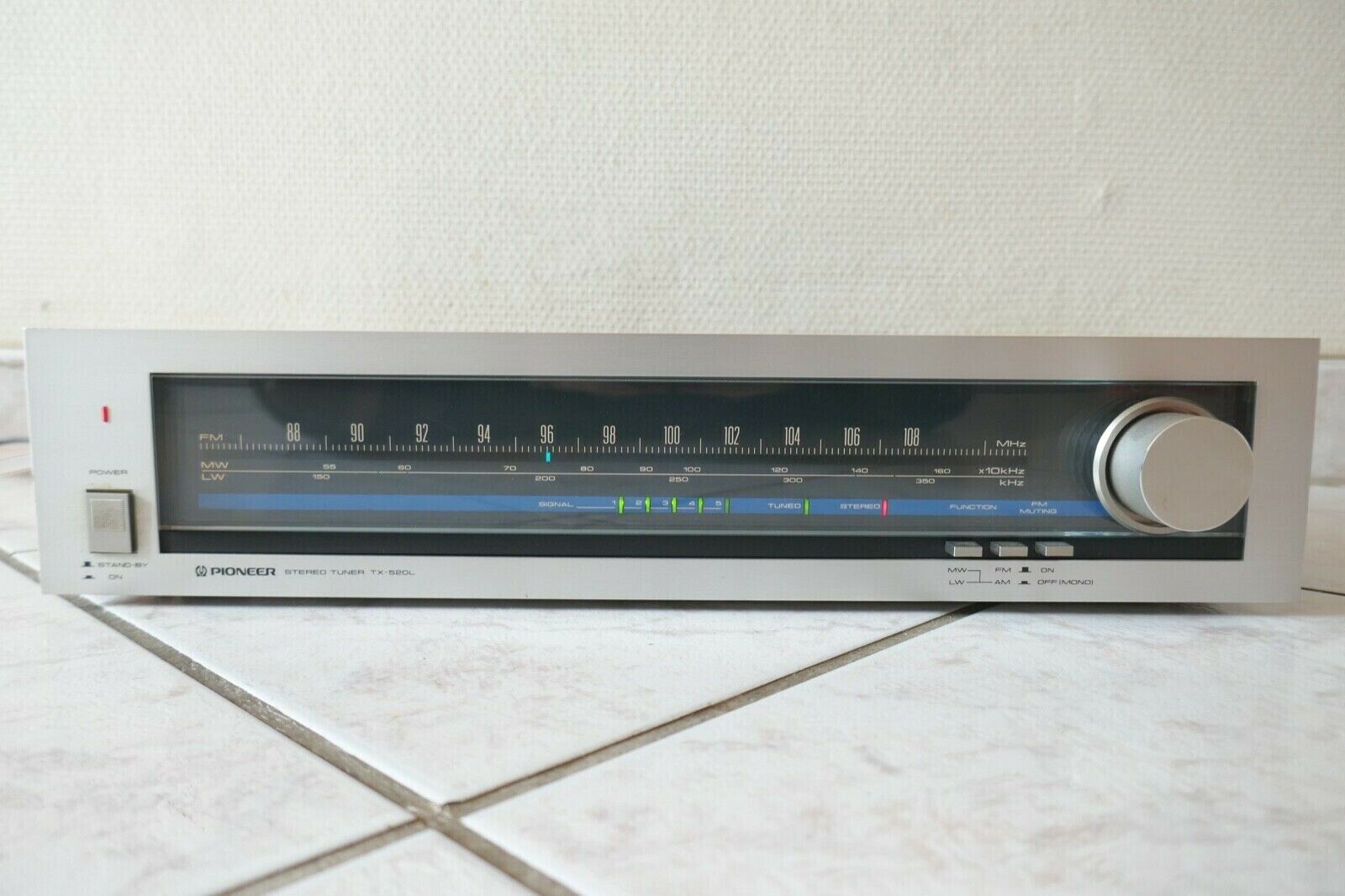 tuner radio pioneer tx-520l vintage occasion