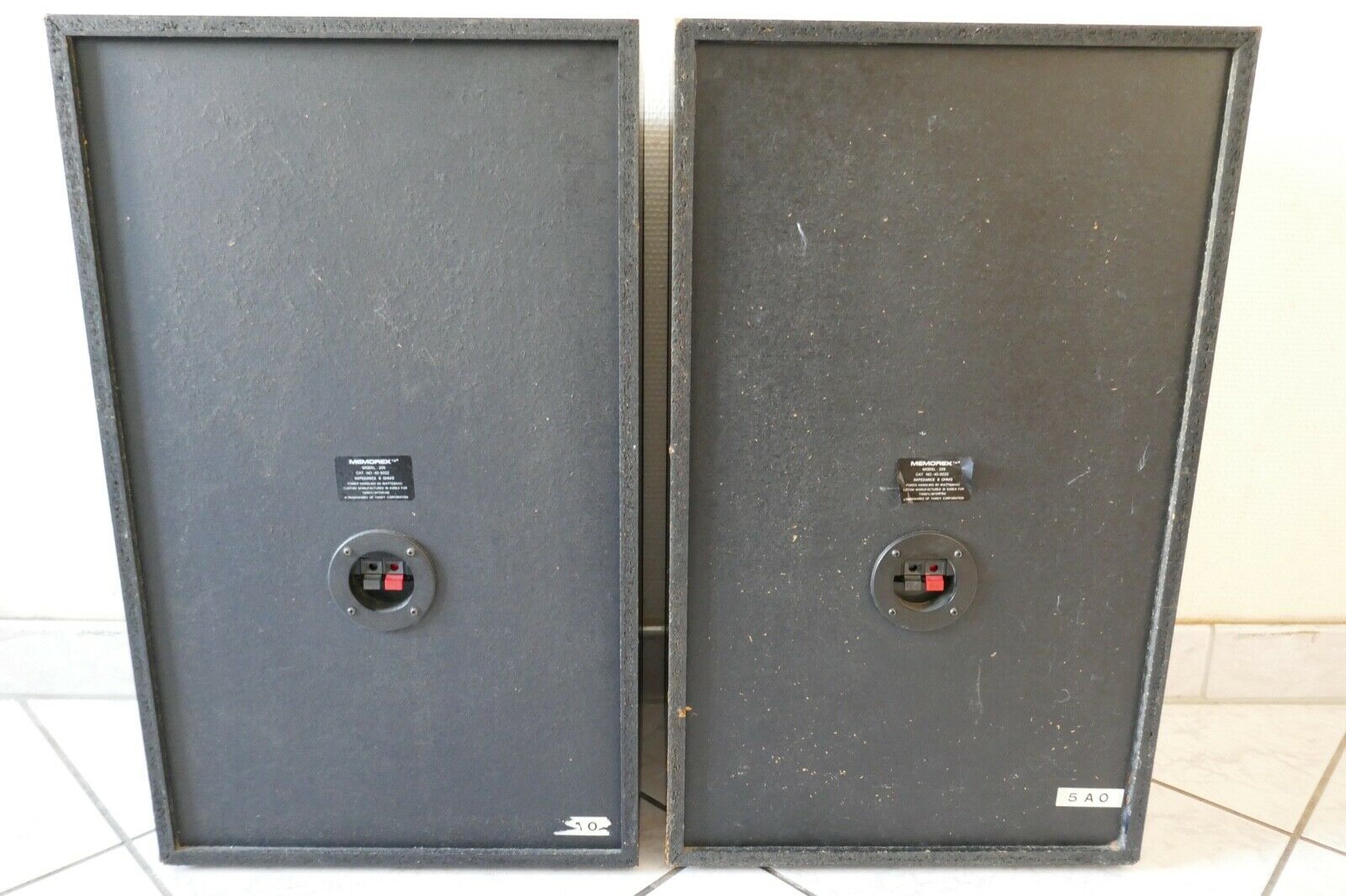 enceintes speakers memorex 205 vintage occasion
