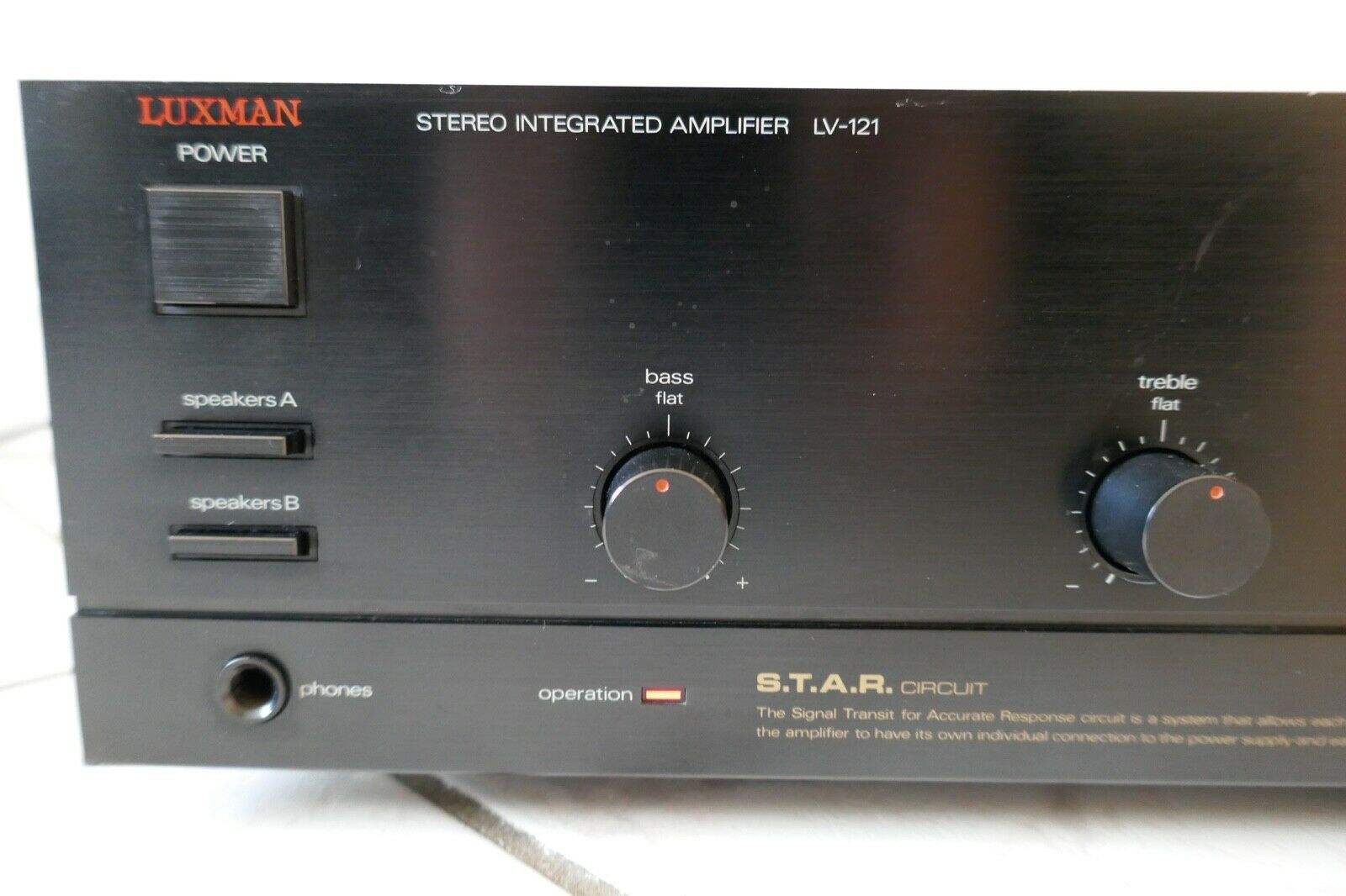 amplificateur amplifier luxman LV-121 vintage occasion