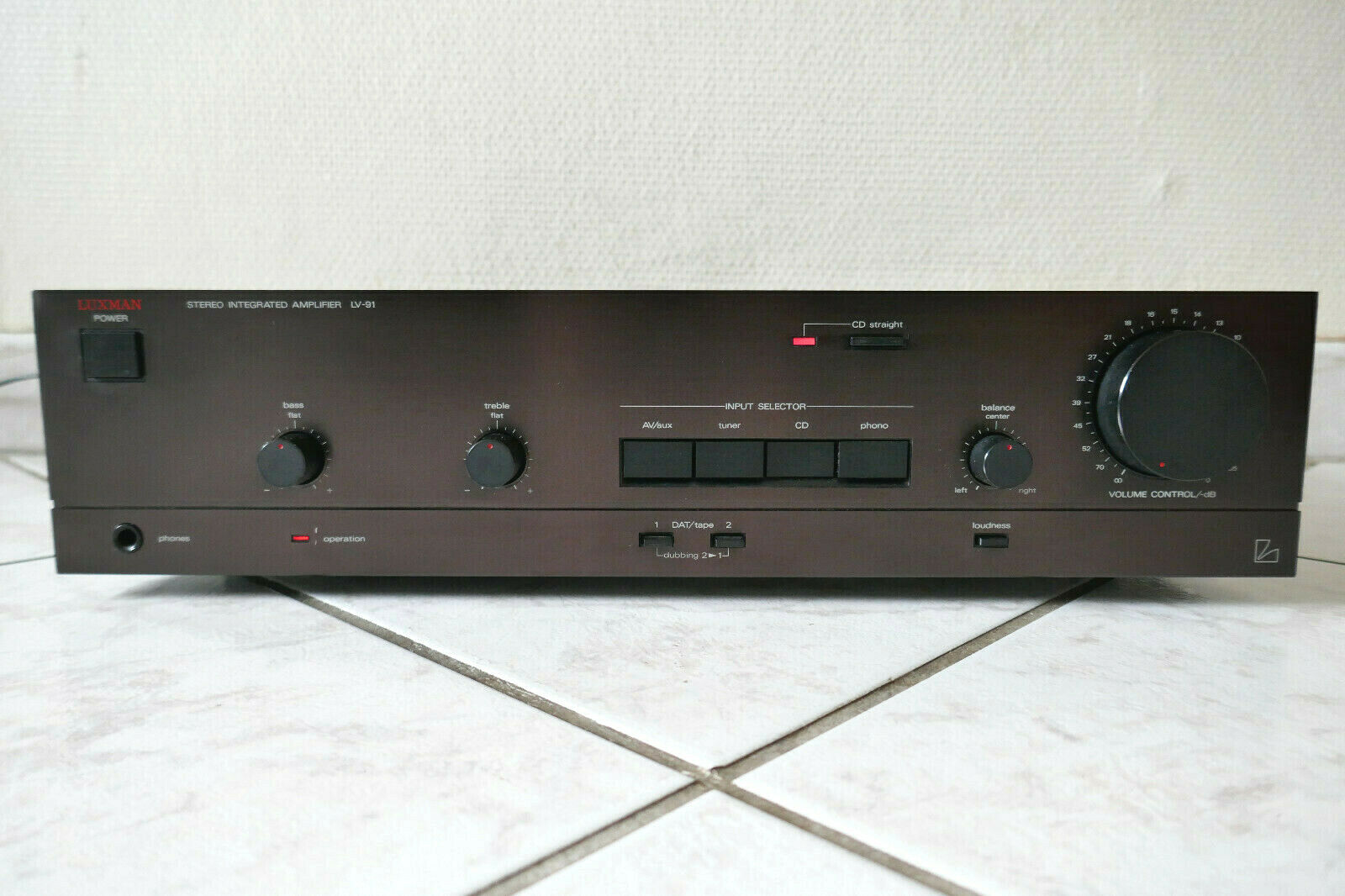 amplificateur amplifier luxman lv-91 vintage occasion