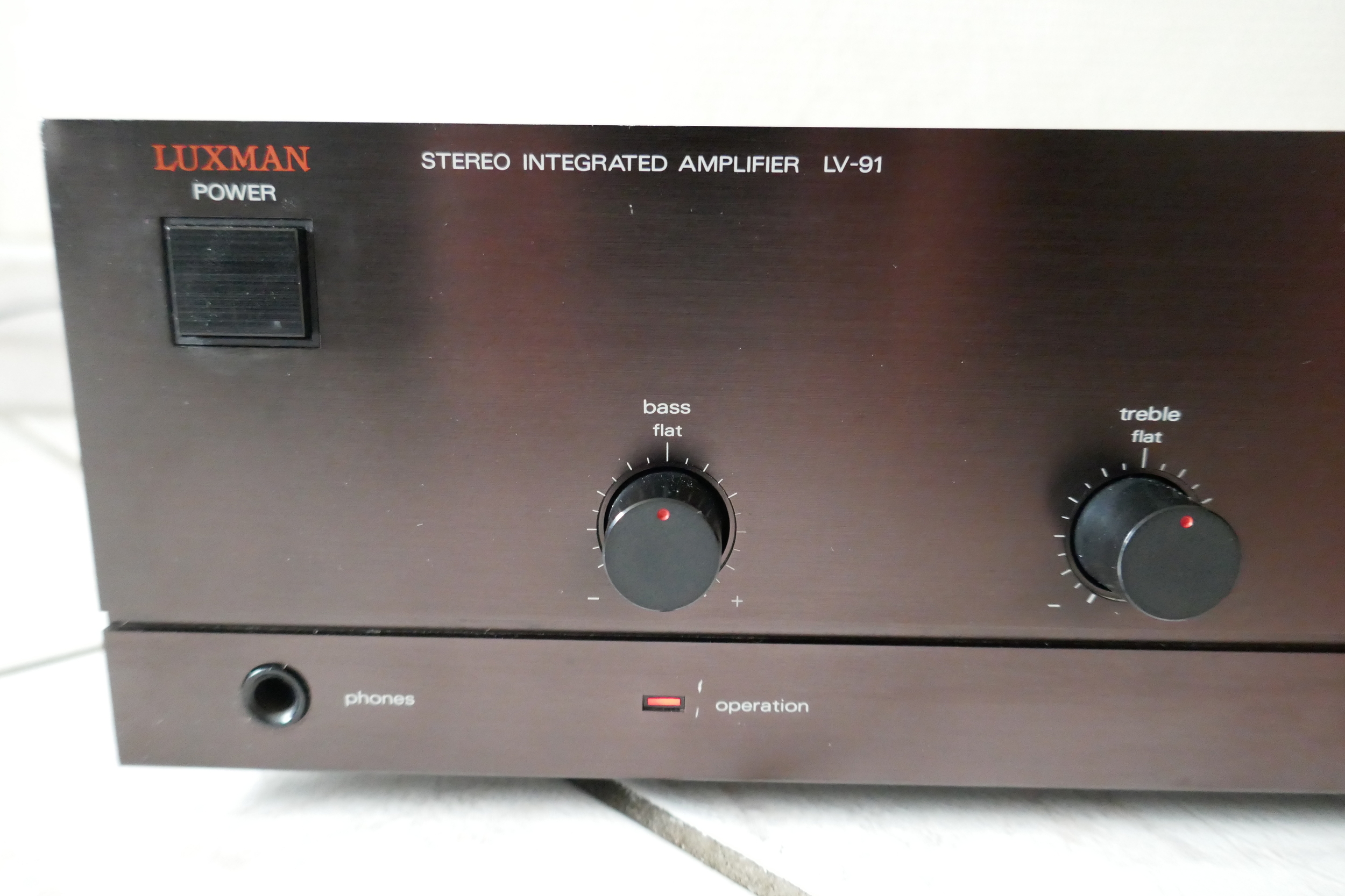 amplificateur amplifier luxman lv-91 vintage occasion