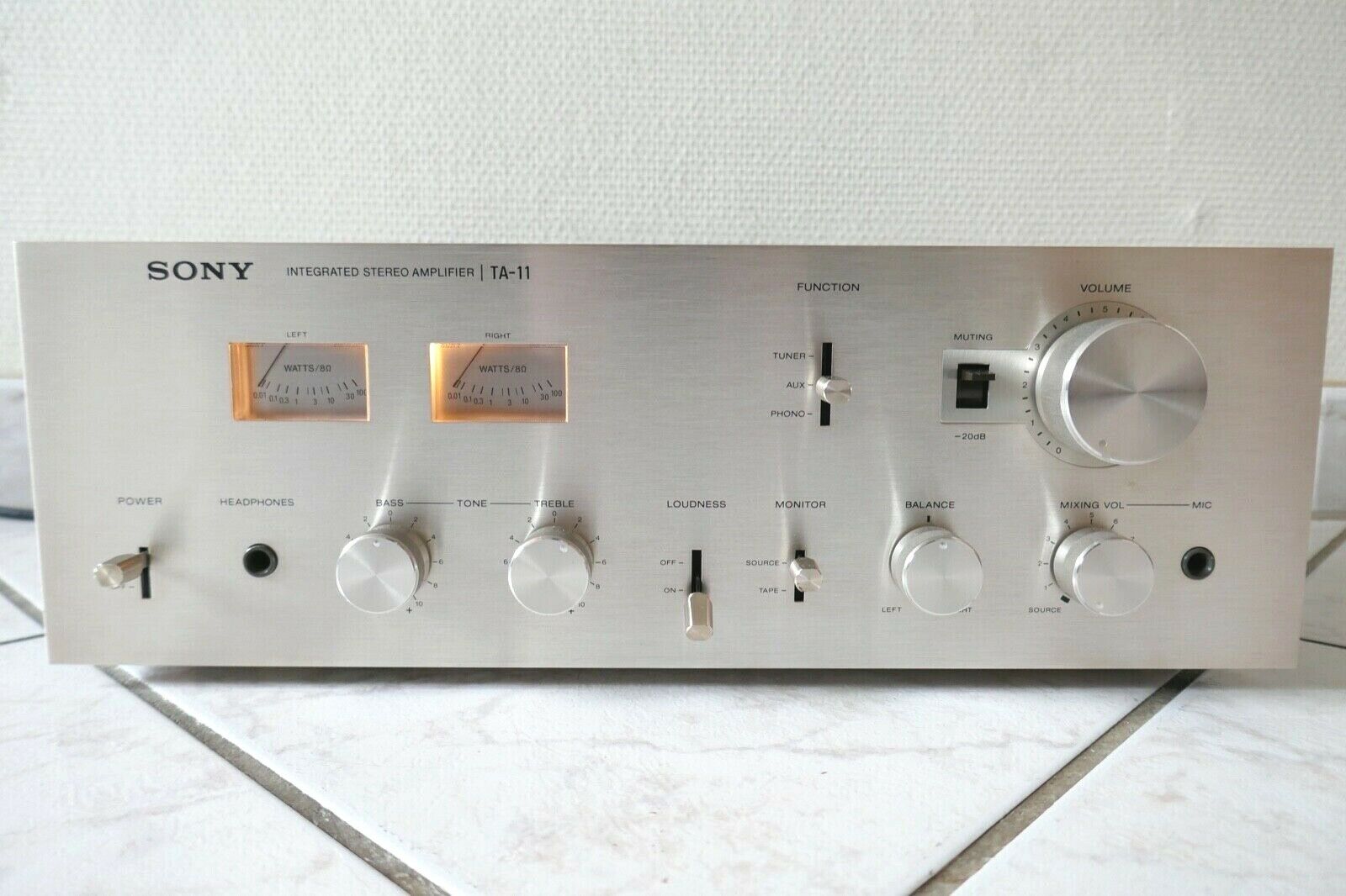 amplificateur amplifier sony ta-11 vintage occasion