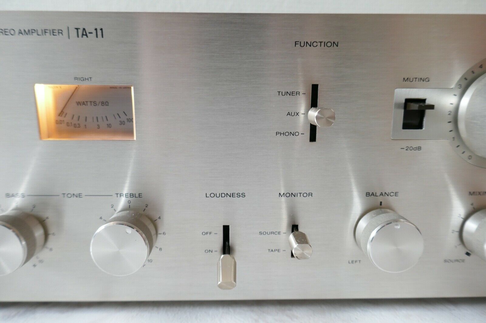 amplificateur amplifier sony ta-11 vintage occasion